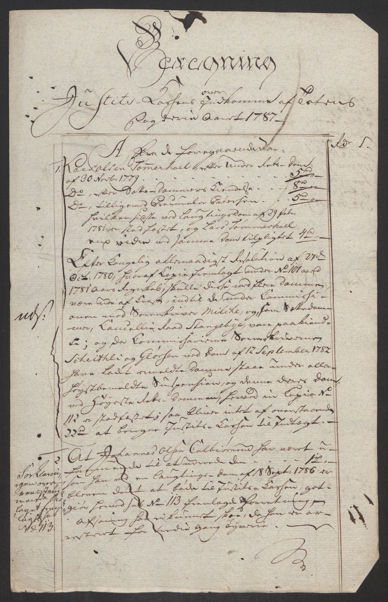 Rentekammeret inntil 1814, Reviderte regnskaper, Fogderegnskap, AV/RA-EA-4092/R19/L1374: Fogderegnskap Toten, Hadeland og Vardal, 1787, p. 361