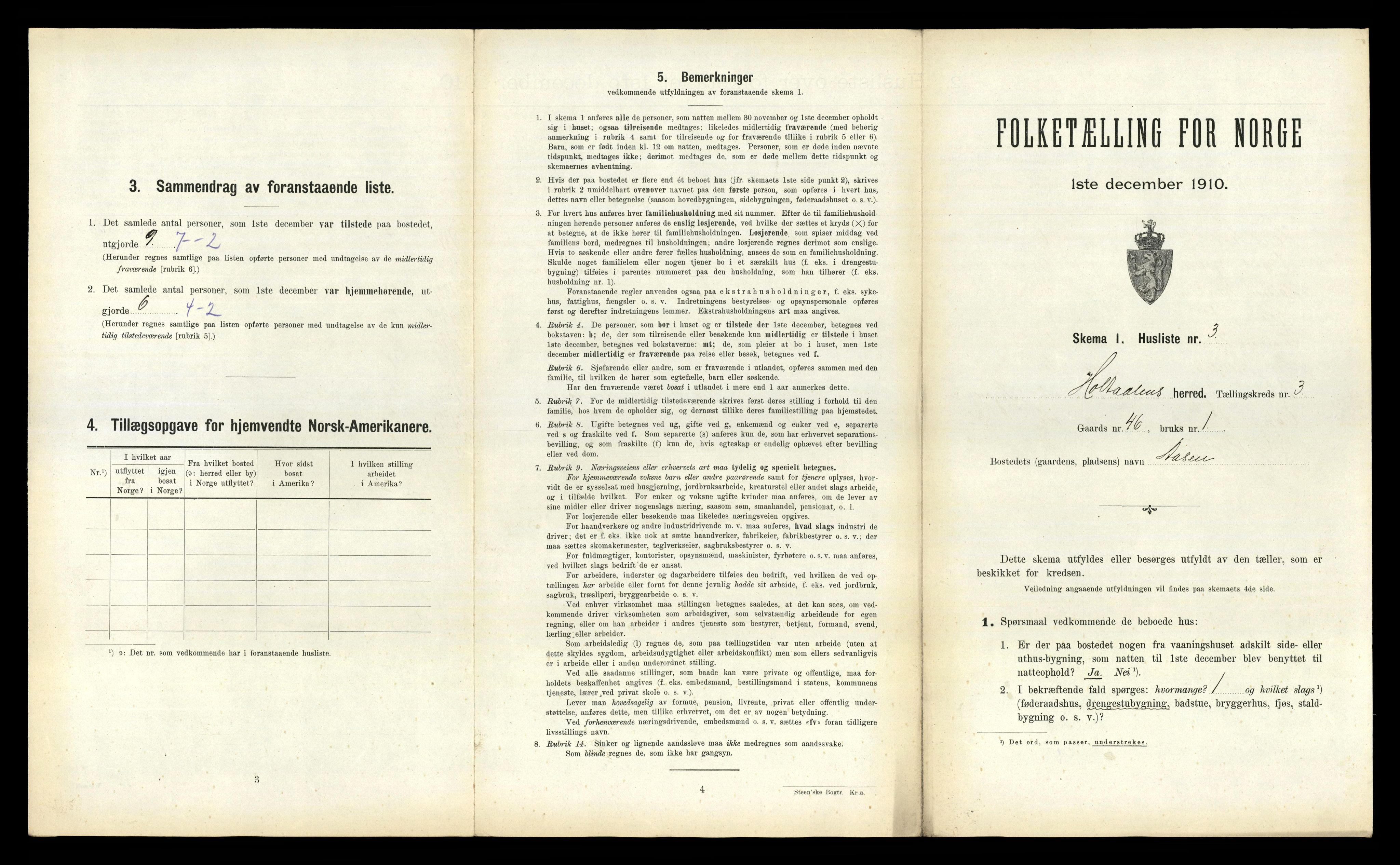 RA, 1910 census for Haltdalen, 1910, p. 228