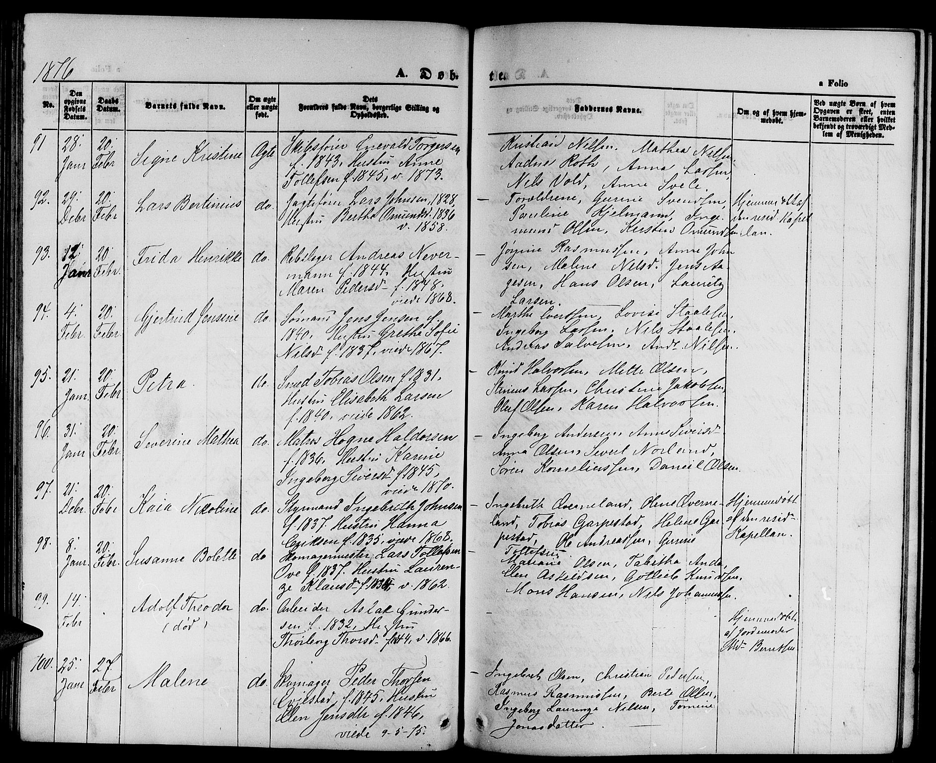 St. Petri sokneprestkontor, AV/SAST-A-101813/001/30/30BB/L0001: Parish register (copy) no. B 1, 1865-1878