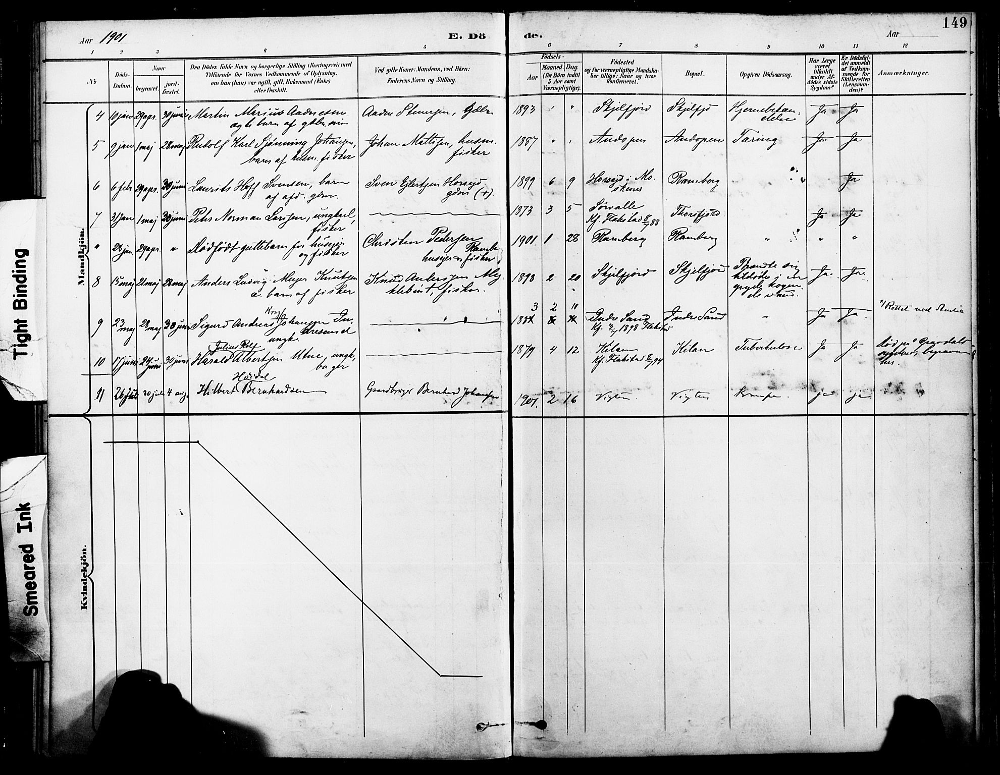 Ministerialprotokoller, klokkerbøker og fødselsregistre - Nordland, AV/SAT-A-1459/885/L1205: Parish register (official) no. 885A06, 1892-1905, p. 149