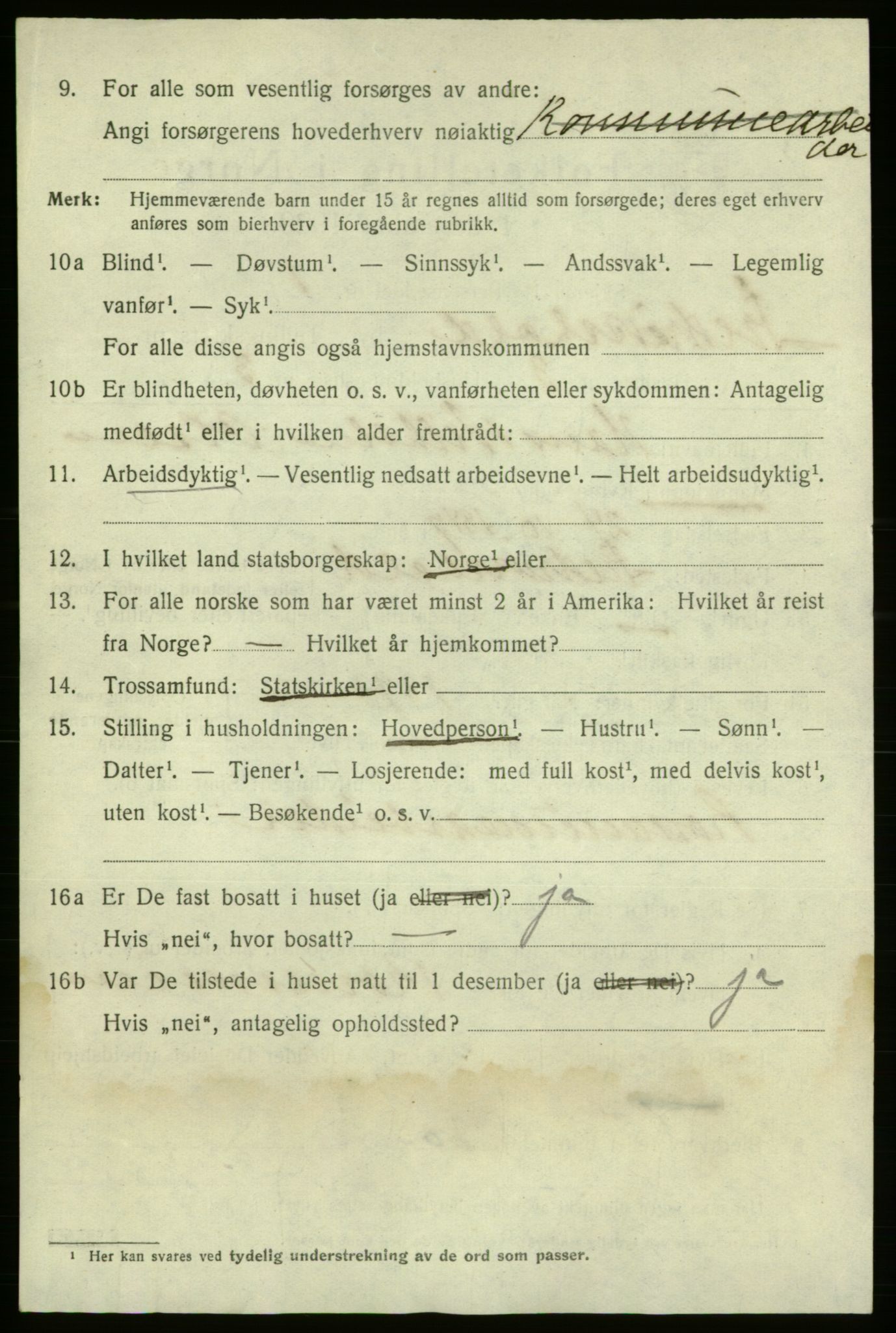 SAO, 1920 census for Fredrikshald, 1920, p. 23098