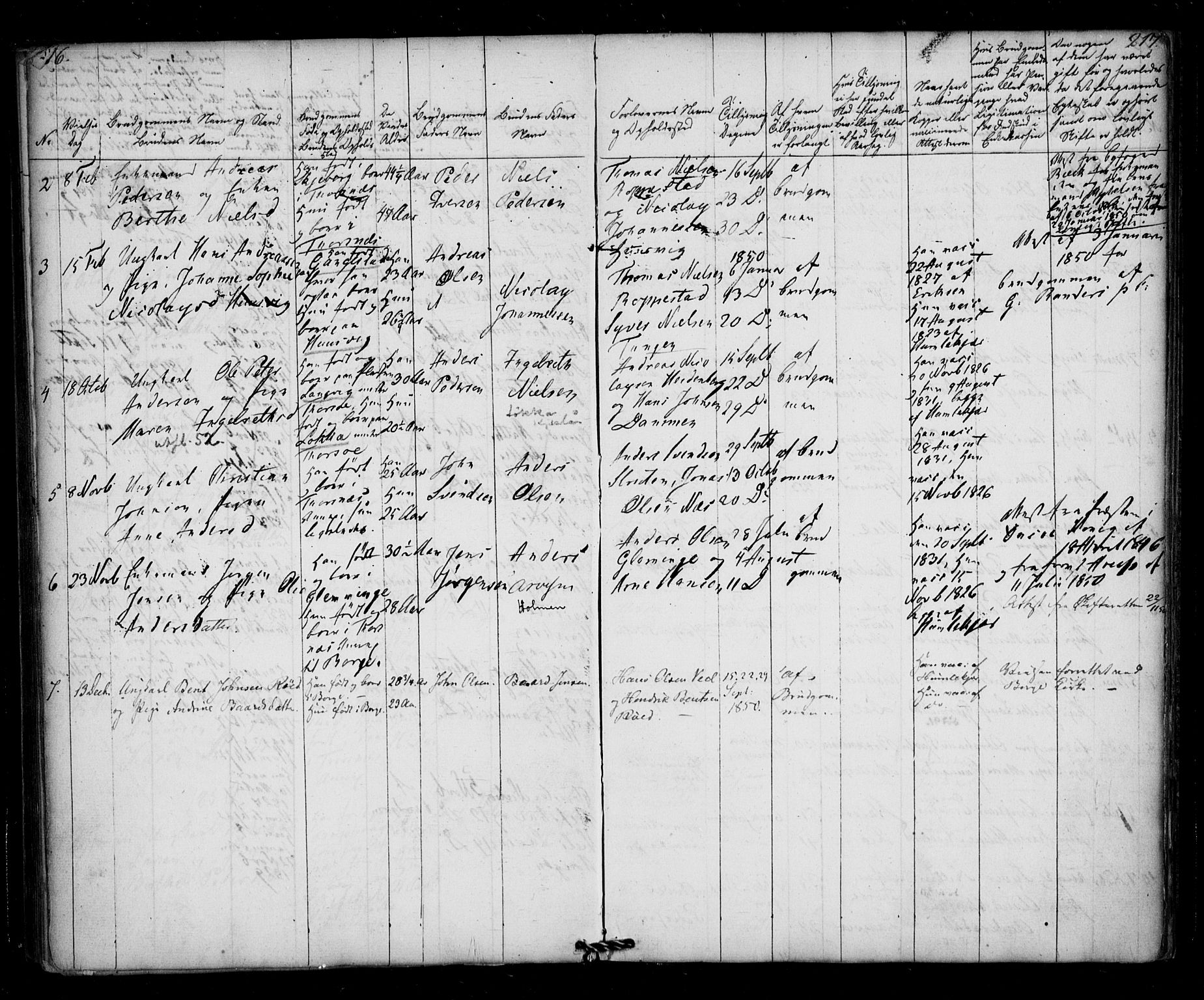 Borge prestekontor Kirkebøker, AV/SAO-A-10903/F/Fb/L0001: Parish register (official) no. II 1, 1836-1852, p. 216-217