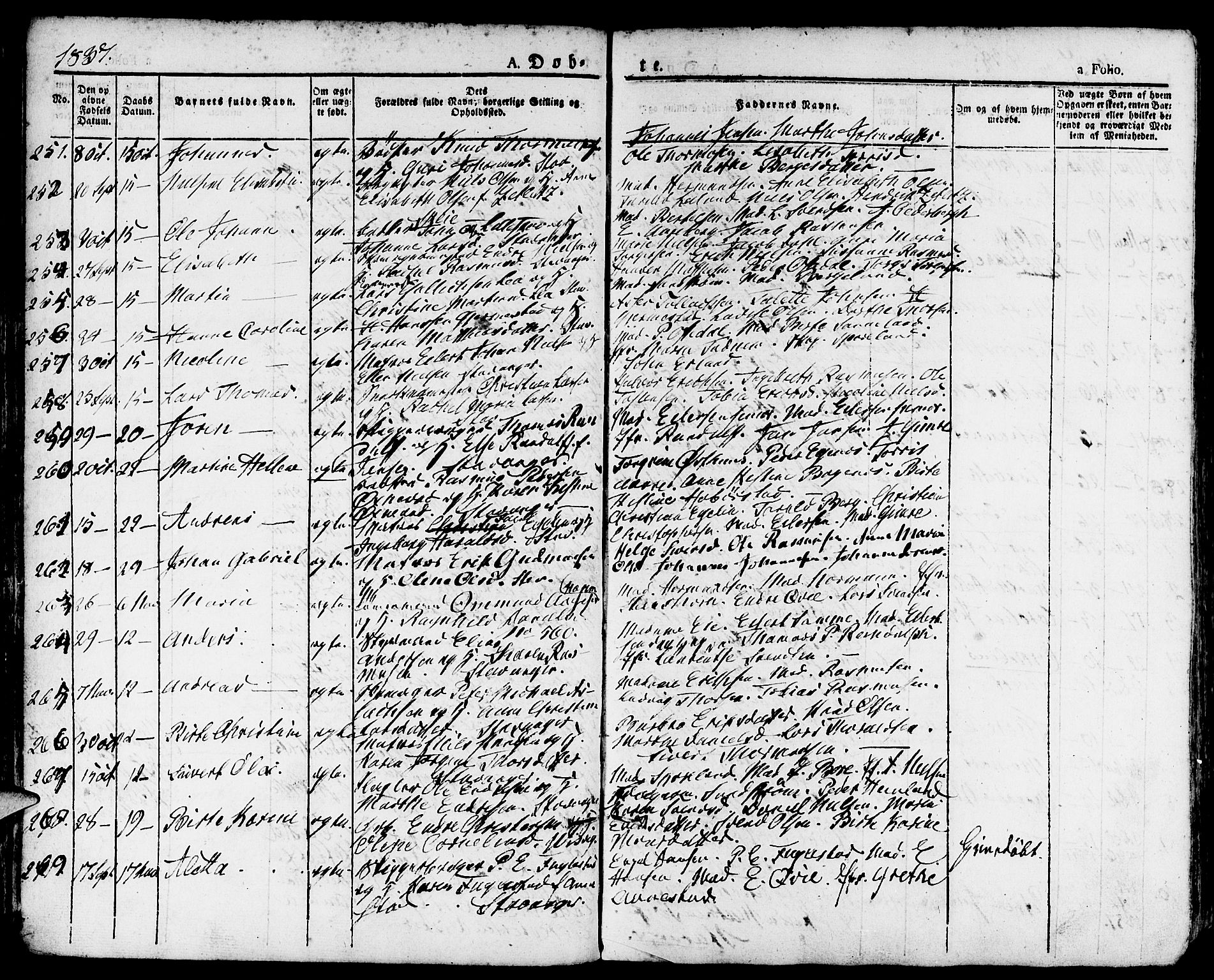 Domkirken sokneprestkontor, AV/SAST-A-101812/001/30/30BA/L0011: Parish register (official) no. A 11, 1832-1856