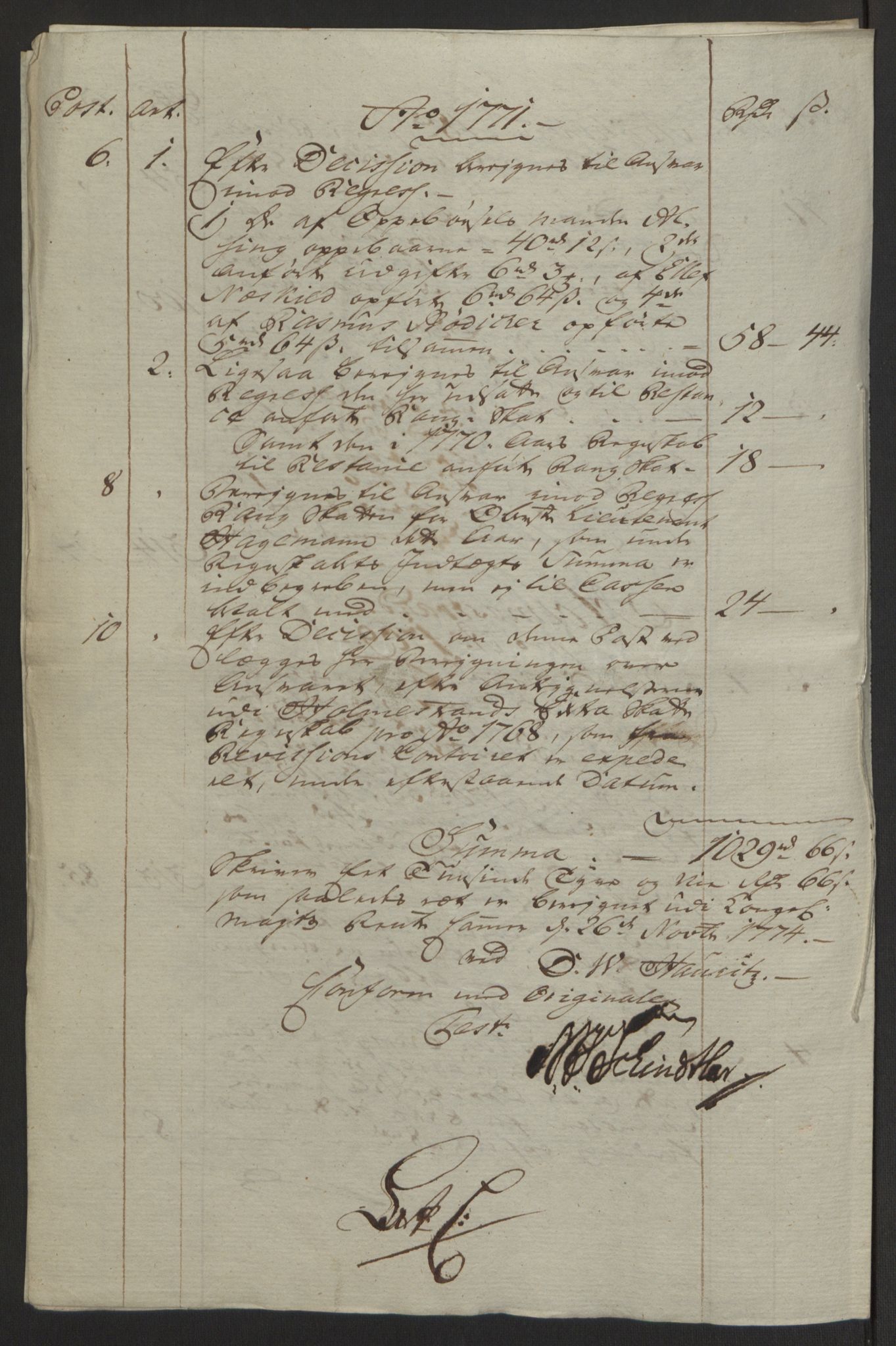 Rentekammeret inntil 1814, Reviderte regnskaper, Byregnskaper, AV/RA-EA-4066/R/Rh/L0162/0001: [H4] Kontribusjonsregnskap / Ekstraskatt, Tønsberg, 1762-1772, p. 527