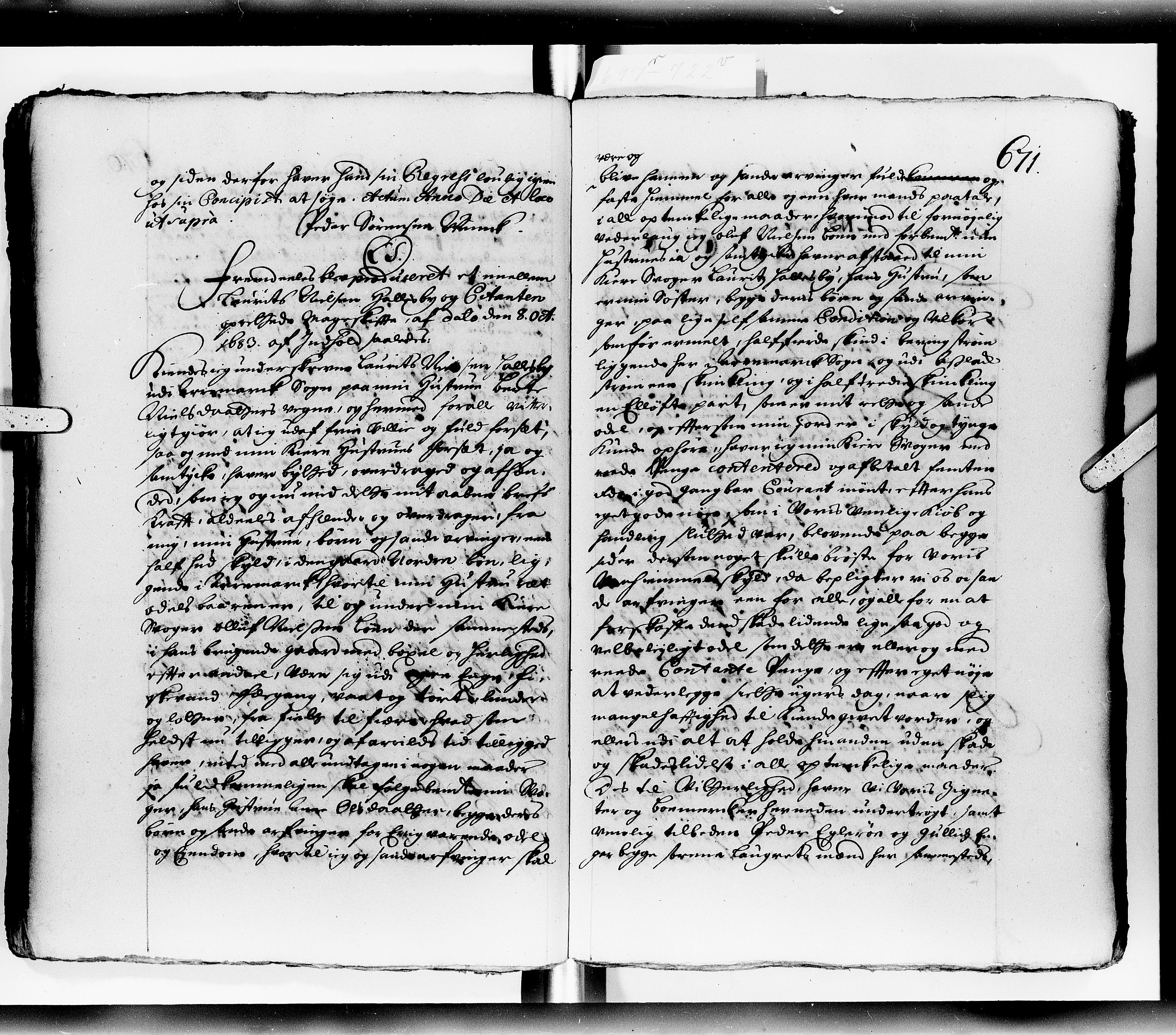 Højesteret, DRA/A-0009, 1696, p. 670b-671a