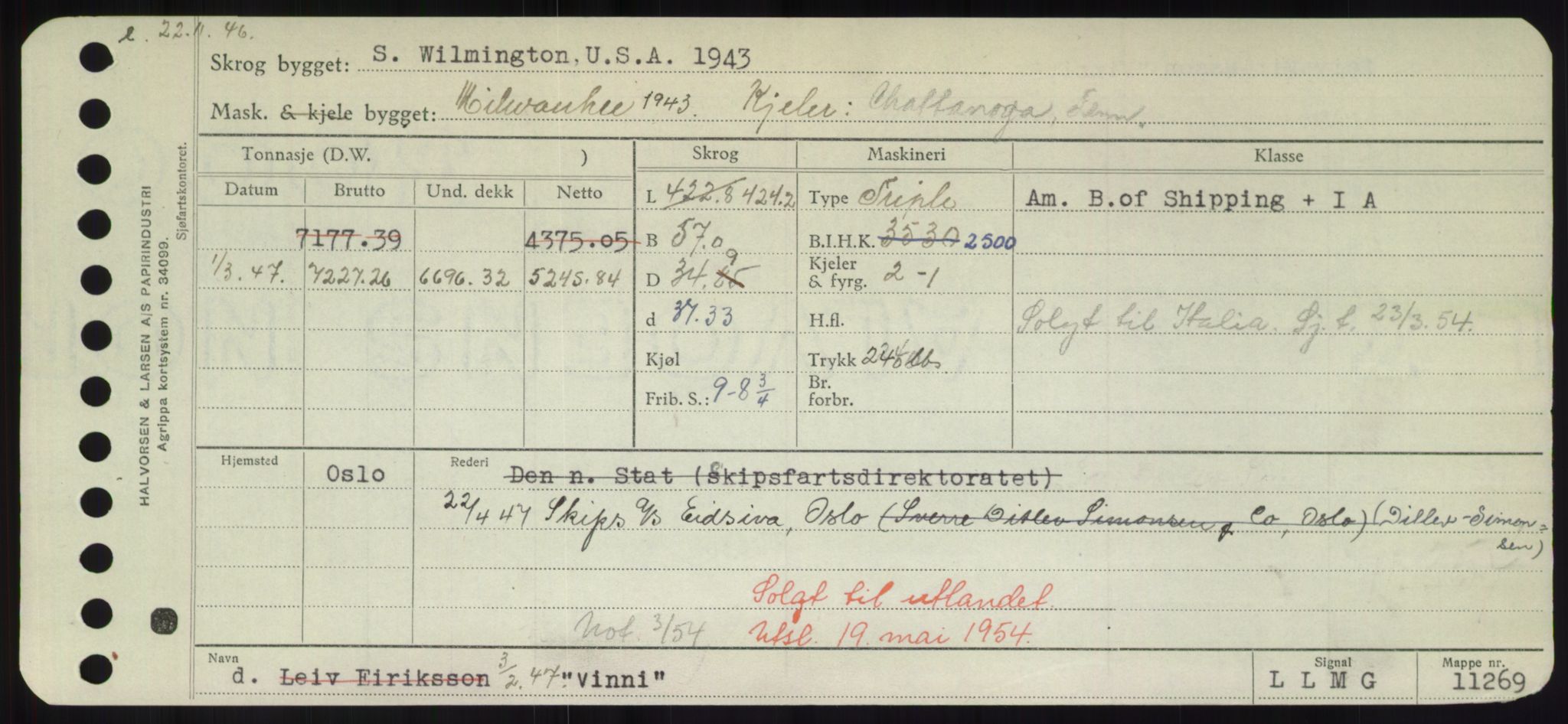 Sjøfartsdirektoratet med forløpere, Skipsmålingen, AV/RA-S-1627/H/Hd/L0042: Fartøy, Vi-We, p. 17