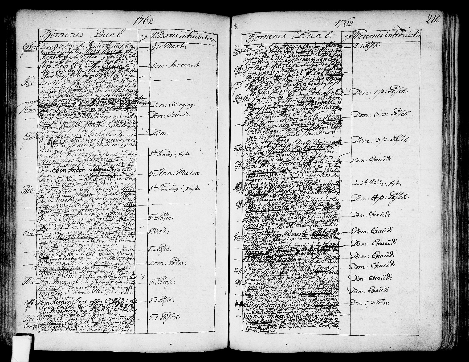 Sandsvær kirkebøker, SAKO/A-244/F/Fa/L0002a: Parish register (official) no. I 2, 1725-1809, p. 210