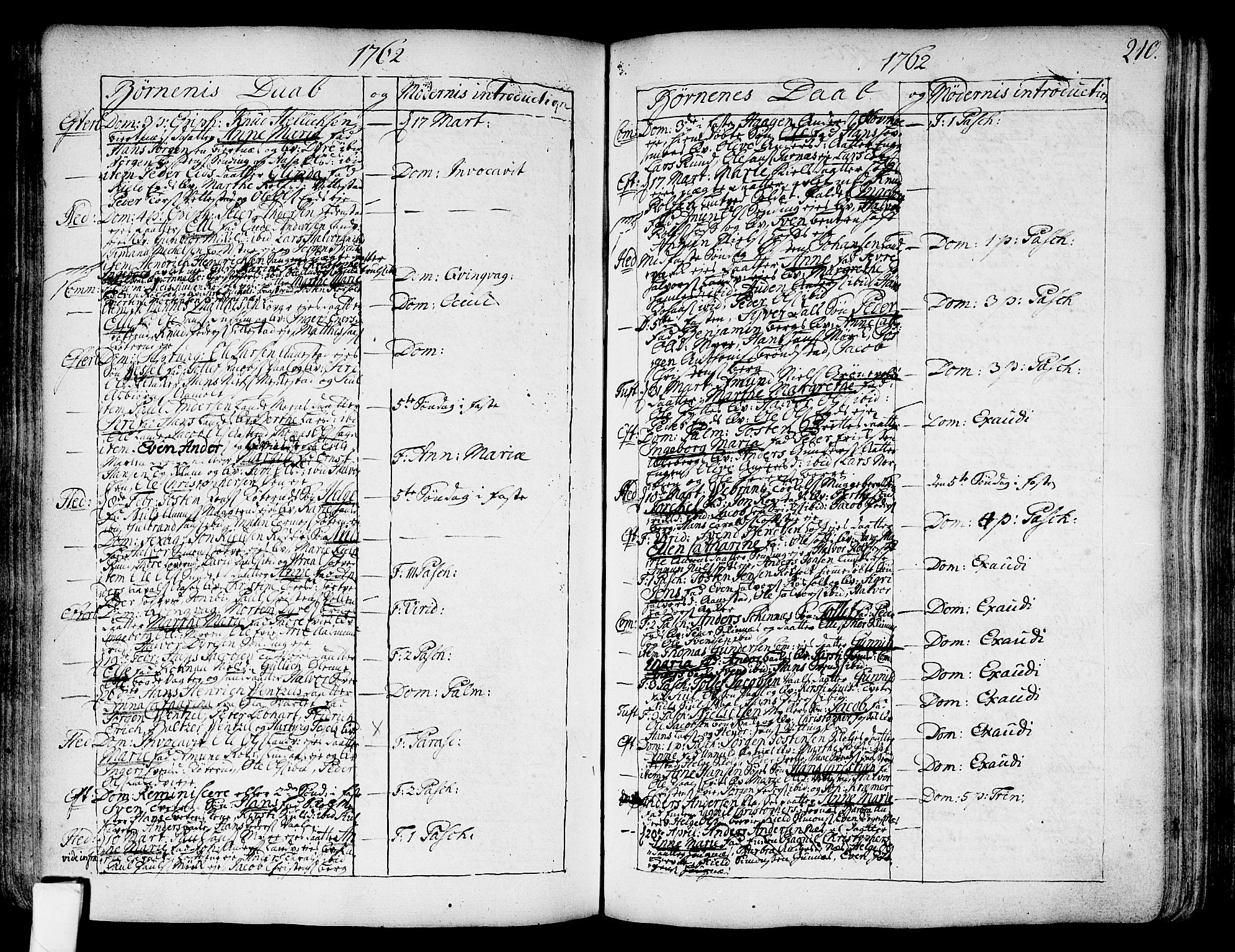 Sandsvær kirkebøker, AV/SAKO-A-244/F/Fa/L0002a: Parish register (official) no. I 2, 1725-1809, p. 210