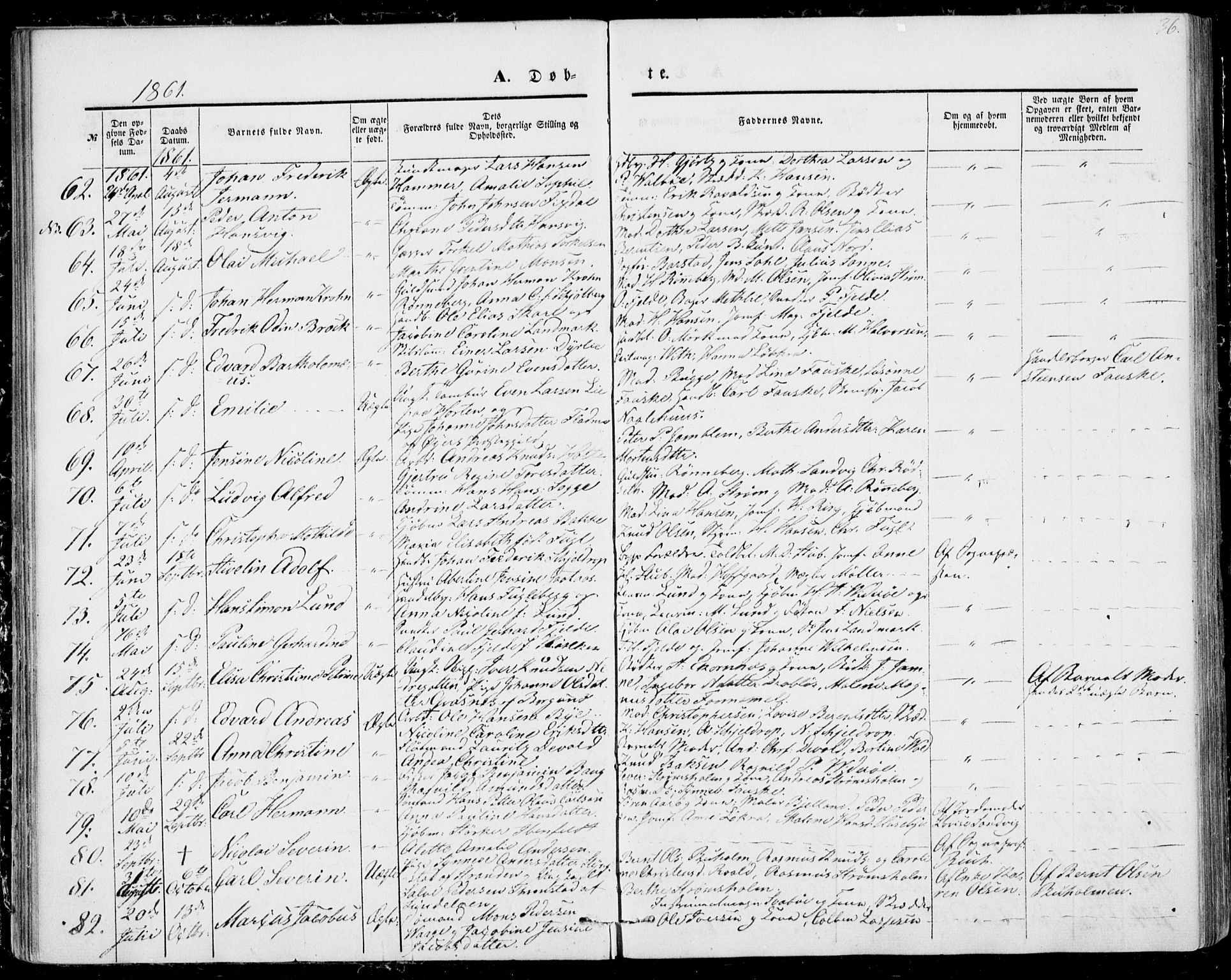 Ministerialprotokoller, klokkerbøker og fødselsregistre - Møre og Romsdal, AV/SAT-A-1454/529/L0451: Parish register (official) no. 529A01, 1855-1863, p. 36