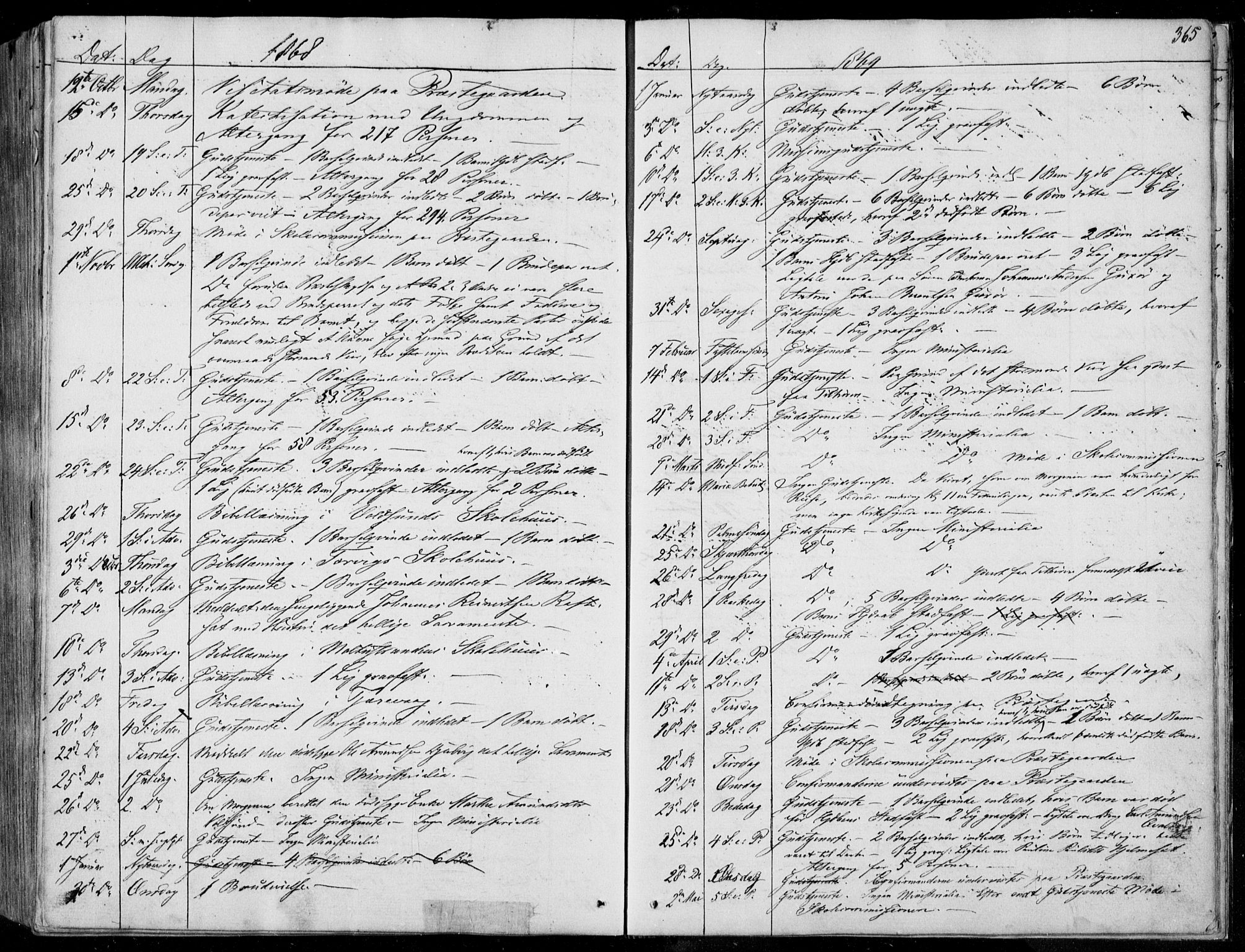 Ministerialprotokoller, klokkerbøker og fødselsregistre - Møre og Romsdal, AV/SAT-A-1454/507/L0070: Parish register (official) no. 507A05, 1842-1873, p. 365