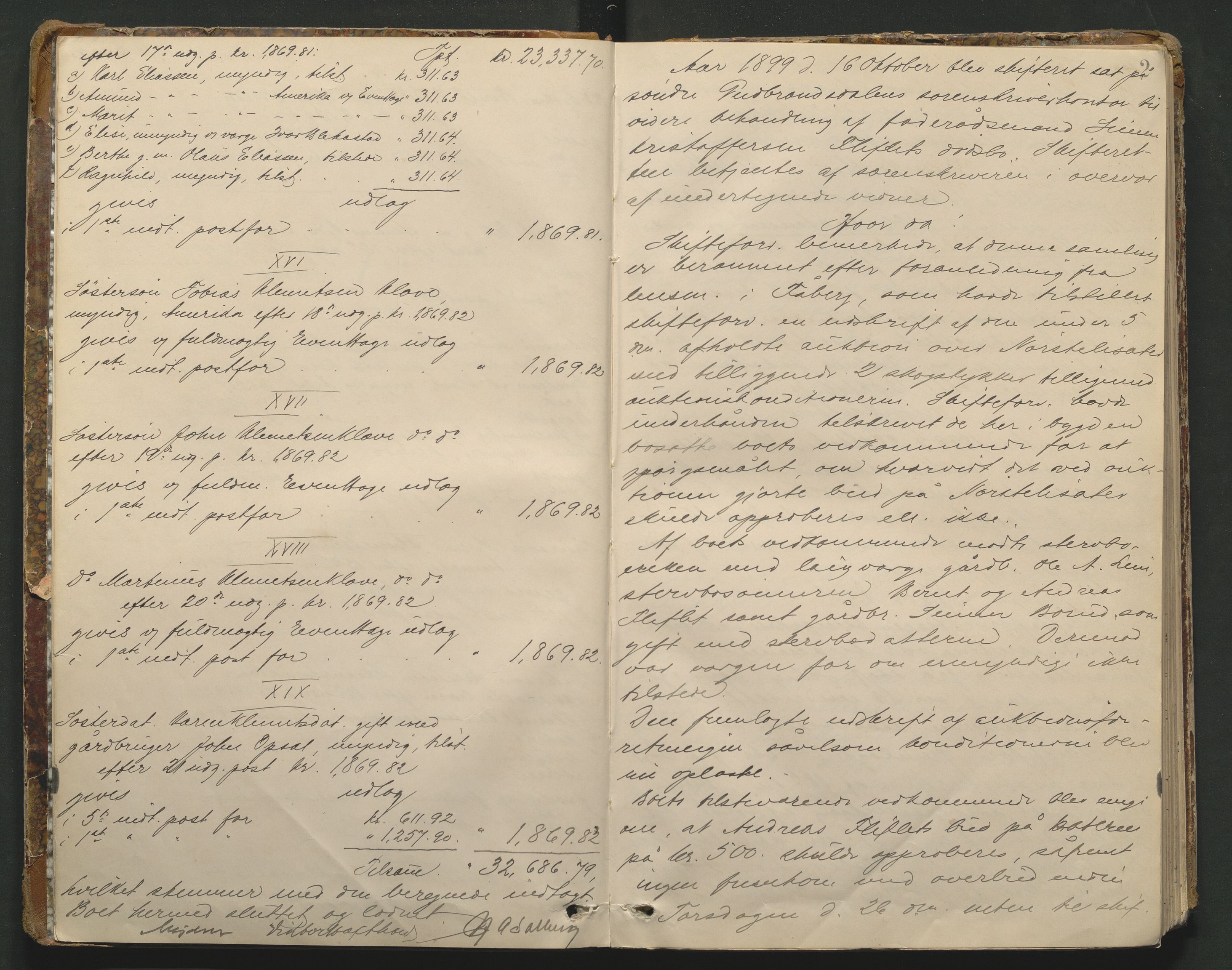 Sør-Gudbrandsdal tingrett, AV/SAH-TING-004/J/Ja/Jad/L0001: Skifteforhandlingsprotokoll - Fåberg og Gausdal, 1899-1911, p. 1b-2a