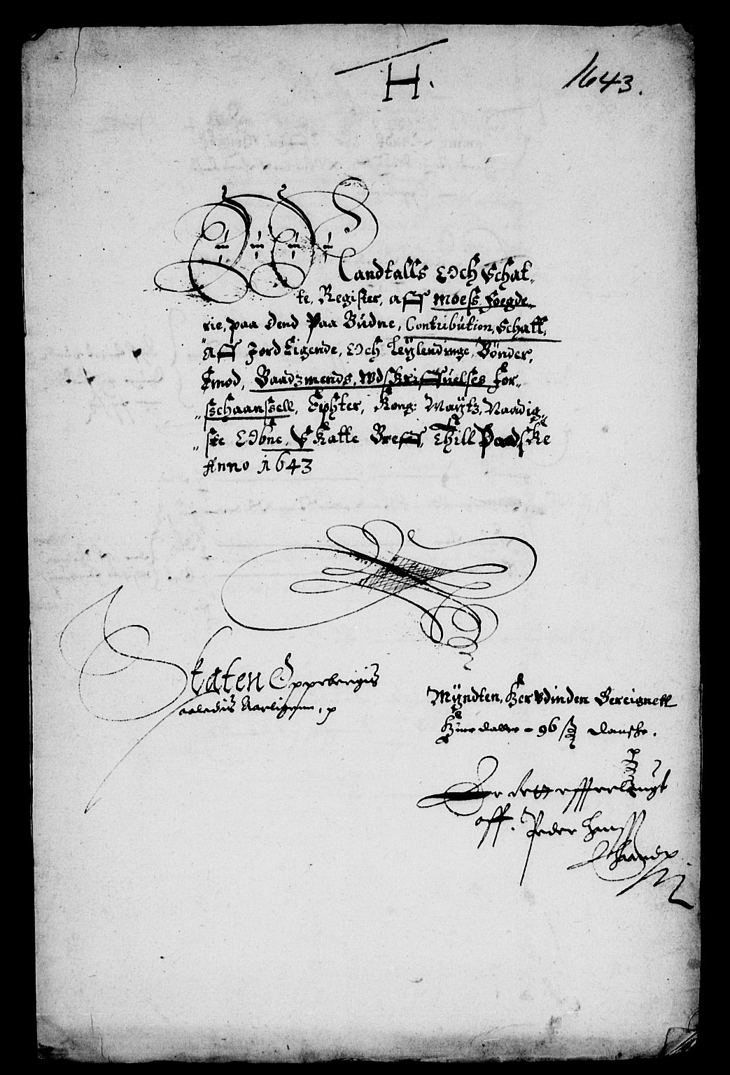 Rentekammeret inntil 1814, Reviderte regnskaper, Lensregnskaper, RA/EA-5023/R/Rb/Rba/L0169: Akershus len, 1642-1643