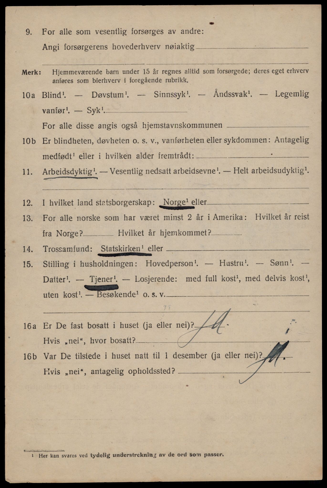 SAST, 1920 census for Haugesund, 1920, p. 16174