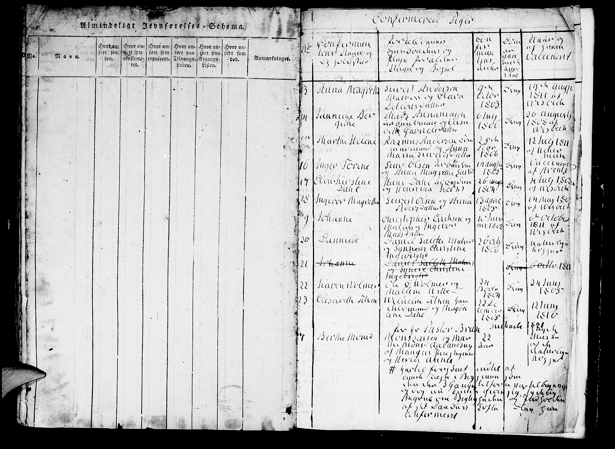 Domkirken sokneprestembete, SAB/A-74801/H/Hab/L0001: Parish register (copy) no. A 1, 1816-1821