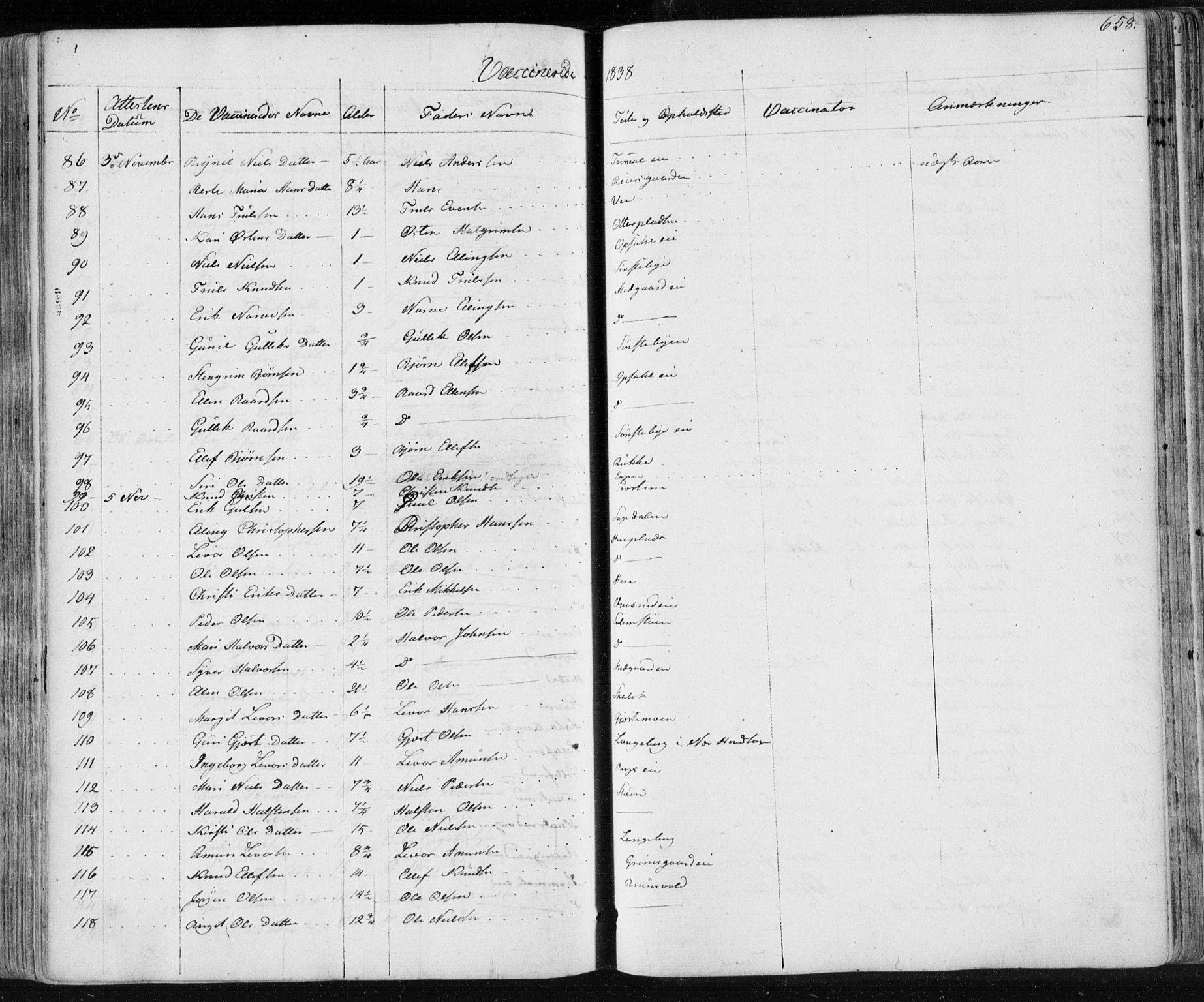 Nes kirkebøker, AV/SAKO-A-236/F/Fa/L0009: Parish register (official) no. 9, 1834-1863, p. 658