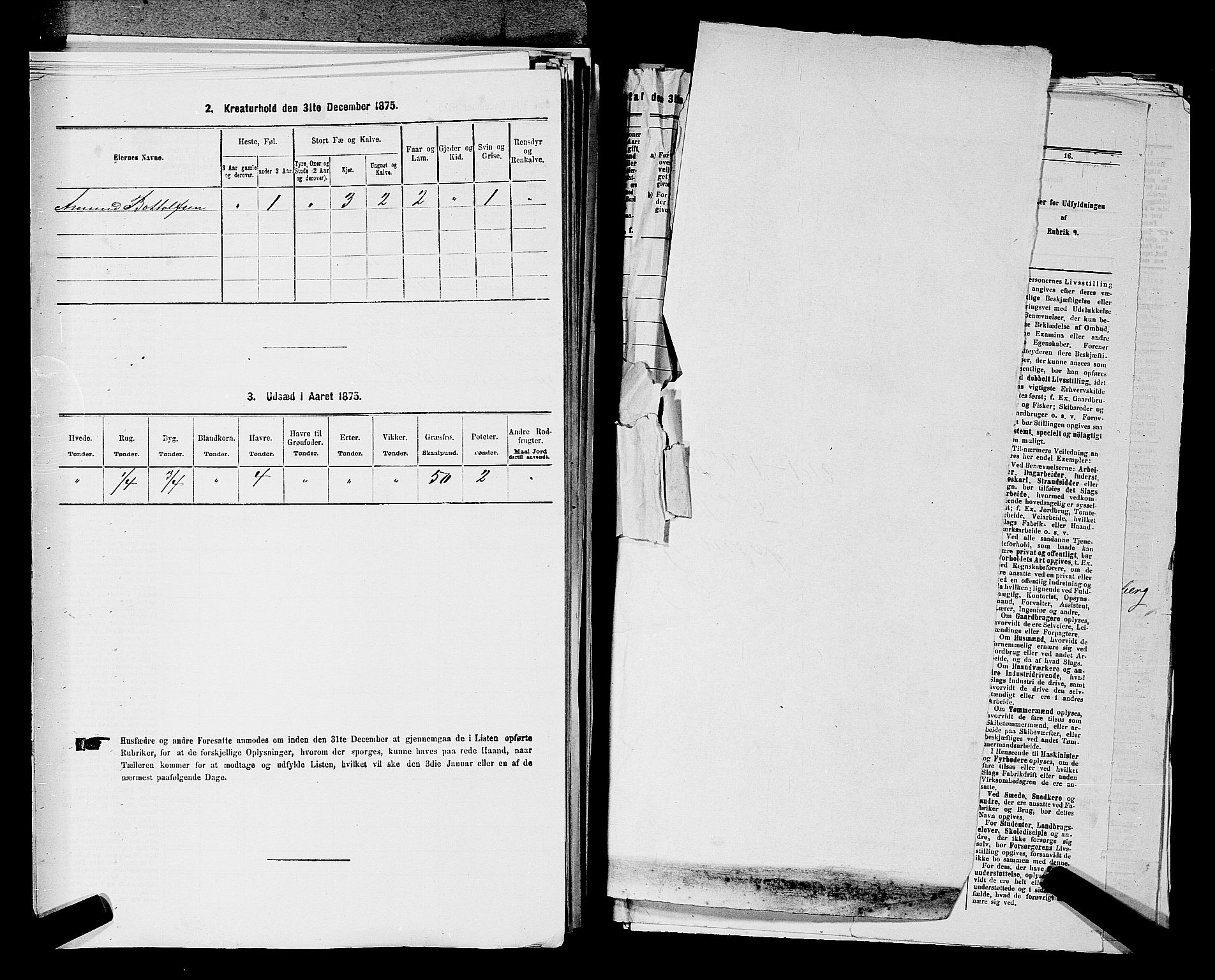 RA, 1875 census for 0229P Enebakk, 1875, p. 958