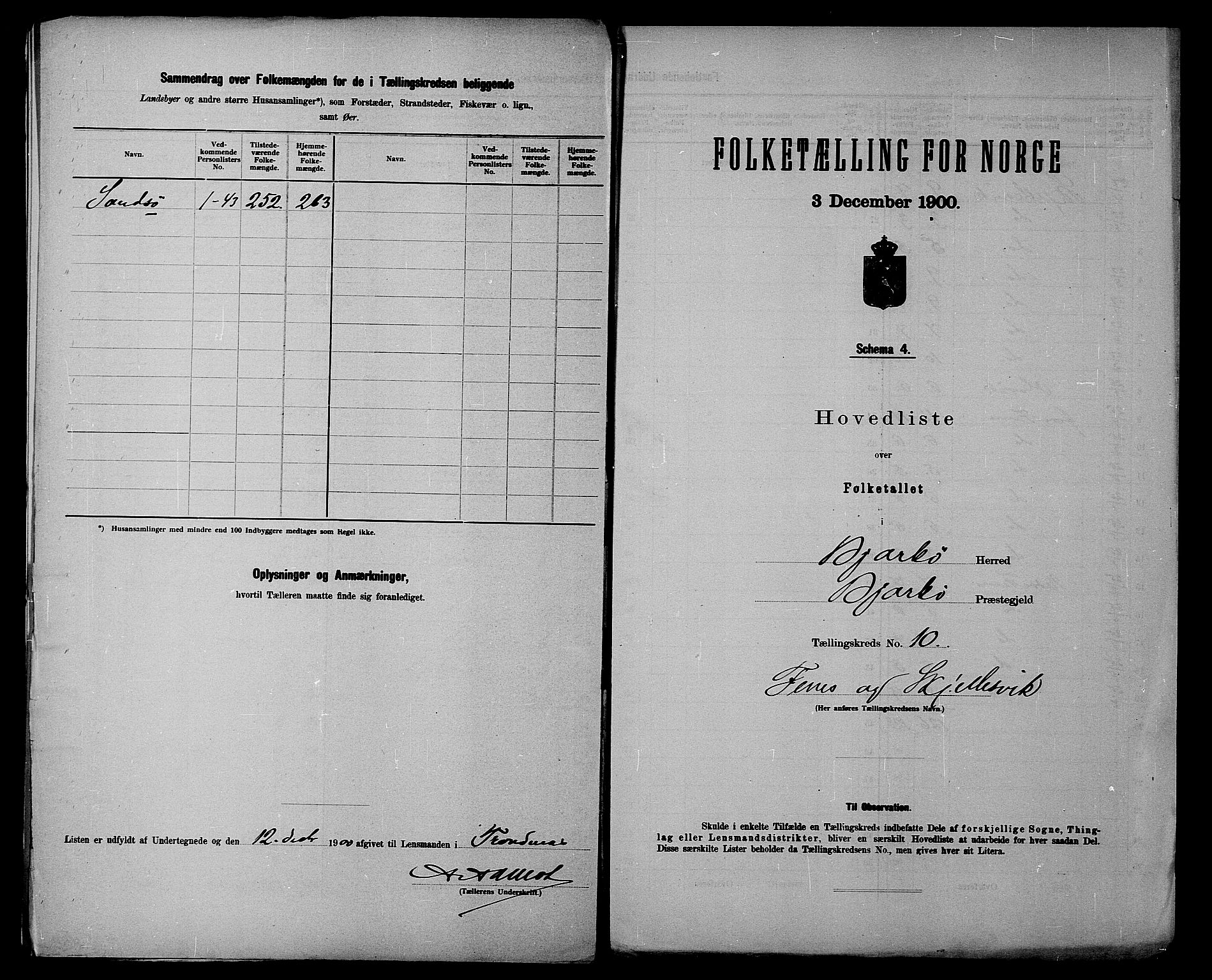 SATØ, 1900 census for Bjarkøy, 1900, p. 20