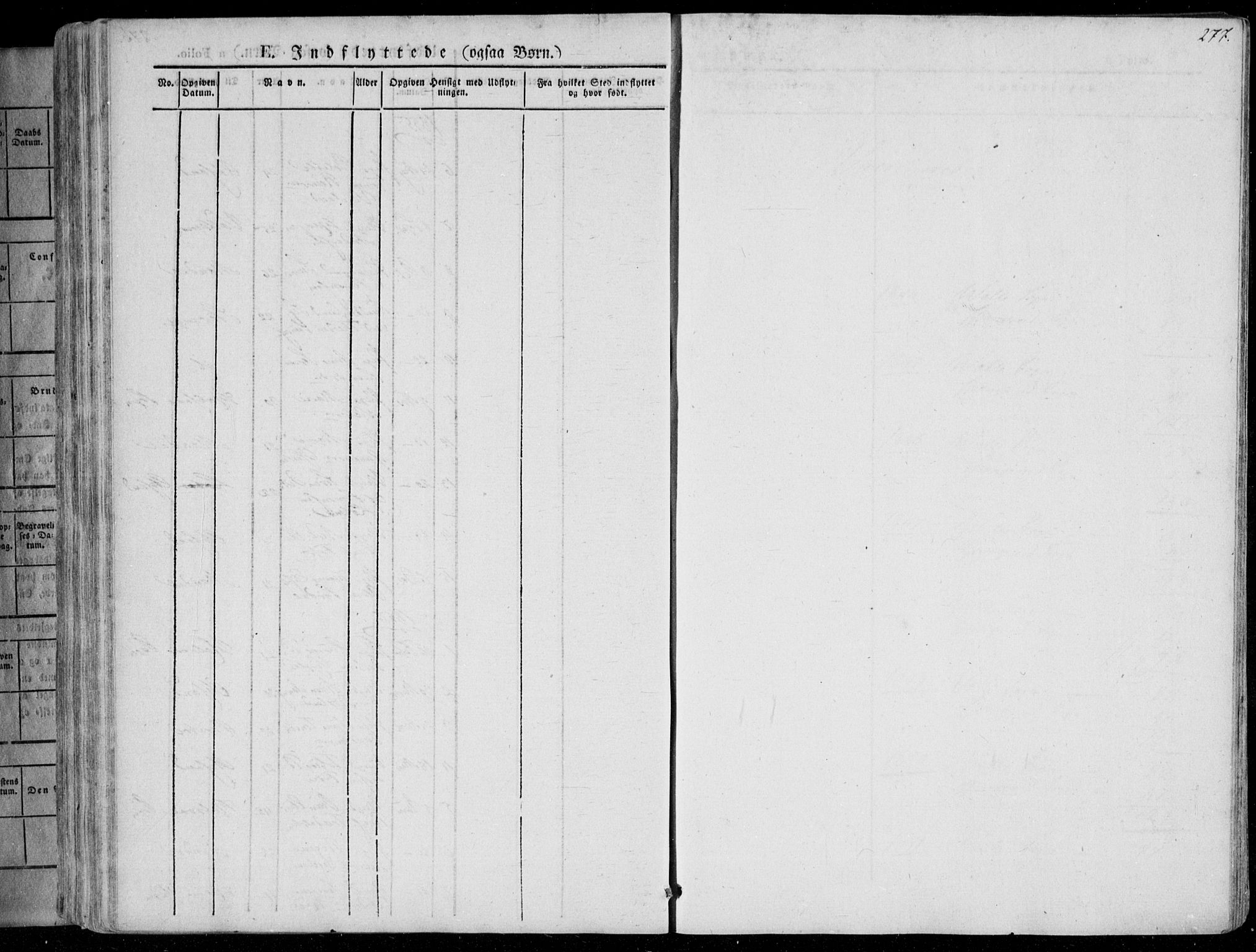 Sør-Audnedal sokneprestkontor, SAK/1111-0039/F/Fa/Fab/L0006: Parish register (official) no. A 6, 1829-1855, p. 277