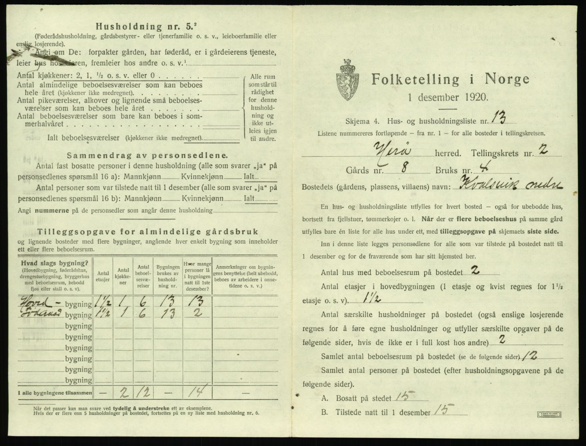 SAT, 1920 census for Herøy (MR), 1920, p. 169