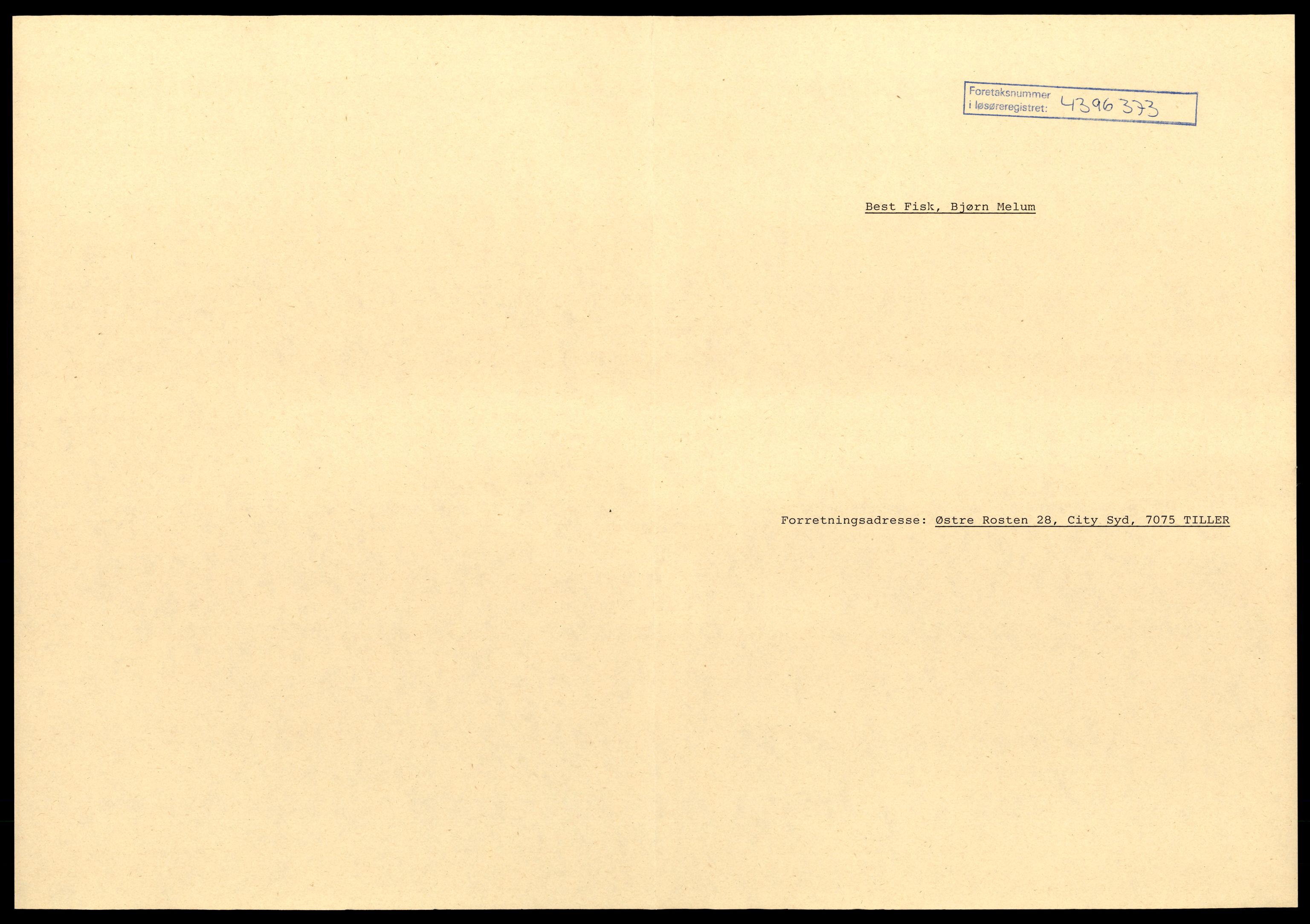 Trondheim byfogd, AV/SAT-A-0003/2/J/Jd/Jda/L0068: Bilag, enkeltmannsforetak, ansvarlige selskap og kommandittselskap, Bes-Bra, 1944-1990, p. 1