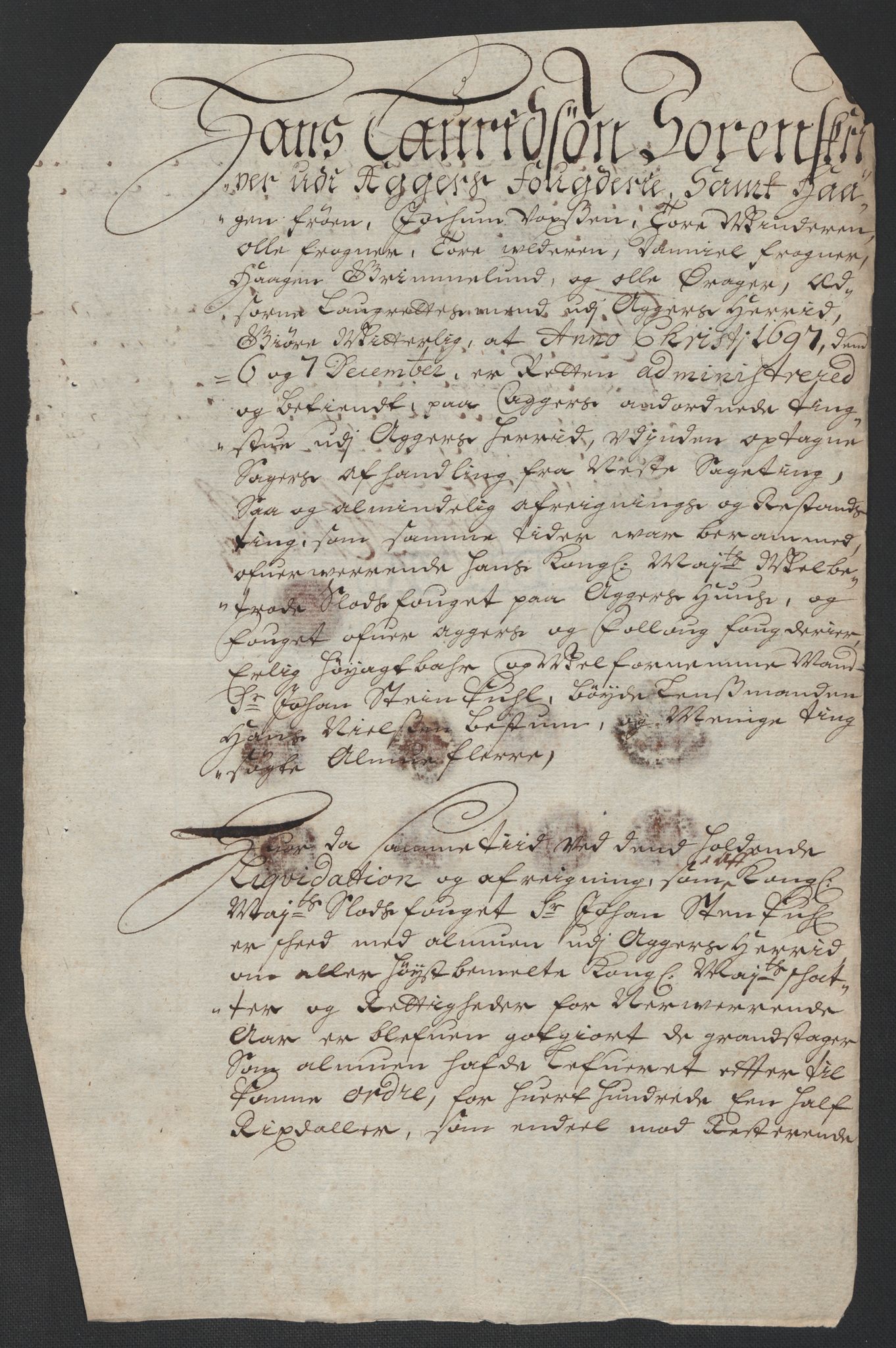 Rentekammeret inntil 1814, Reviderte regnskaper, Fogderegnskap, AV/RA-EA-4092/R10/L0440: Fogderegnskap Aker og Follo, 1696-1697, p. 447