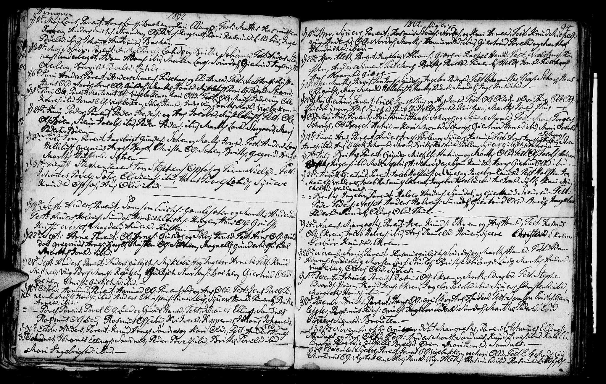 Ministerialprotokoller, klokkerbøker og fødselsregistre - Møre og Romsdal, SAT/A-1454/501/L0002: Parish register (official) no. 501A02, 1760-1816, p. 94