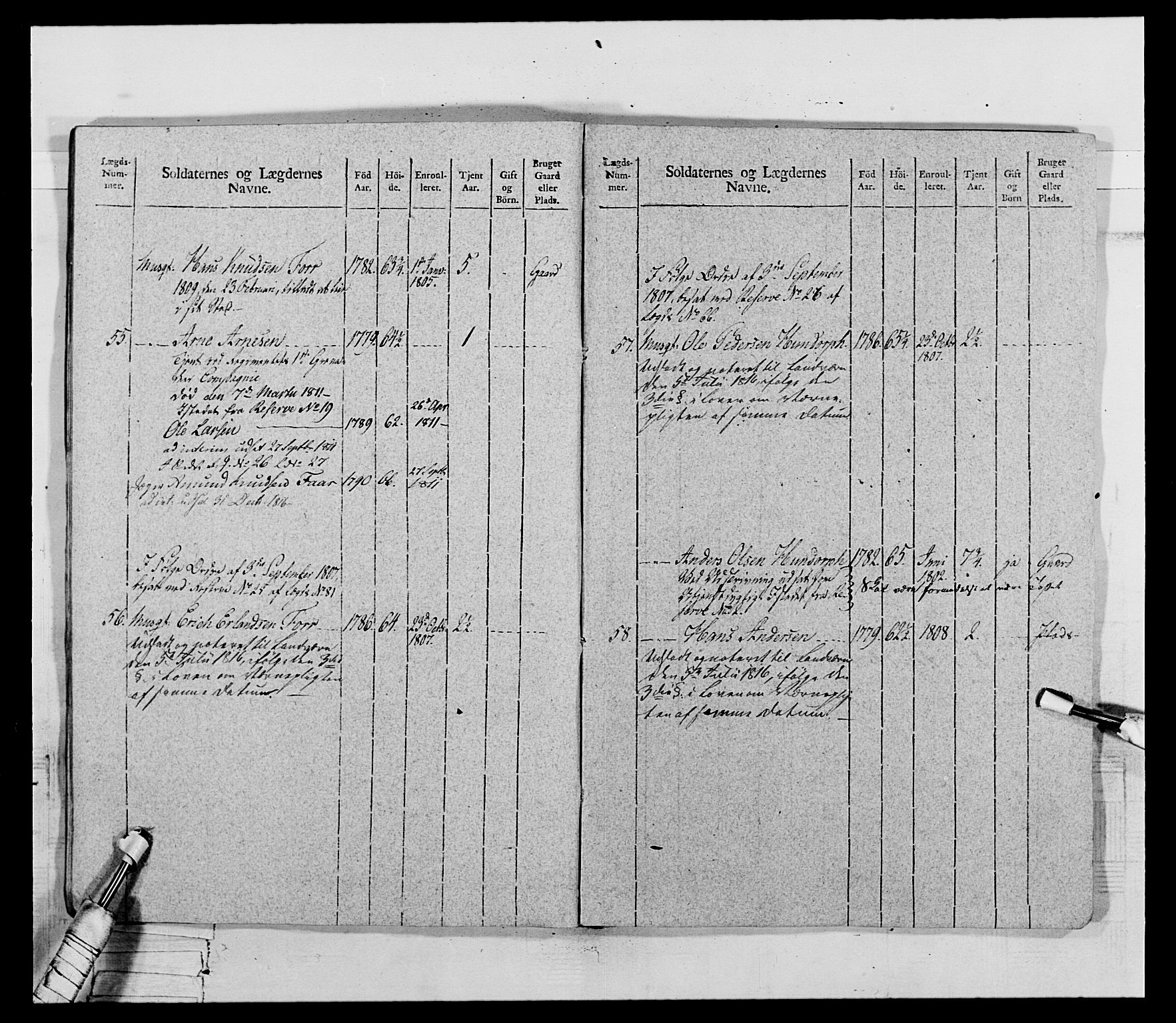 Generalitets- og kommissariatskollegiet, Det kongelige norske kommissariatskollegium, AV/RA-EA-5420/E/Eh/L0069: Opplandske gevorbne infanteriregiment, 1810-1818, p. 124