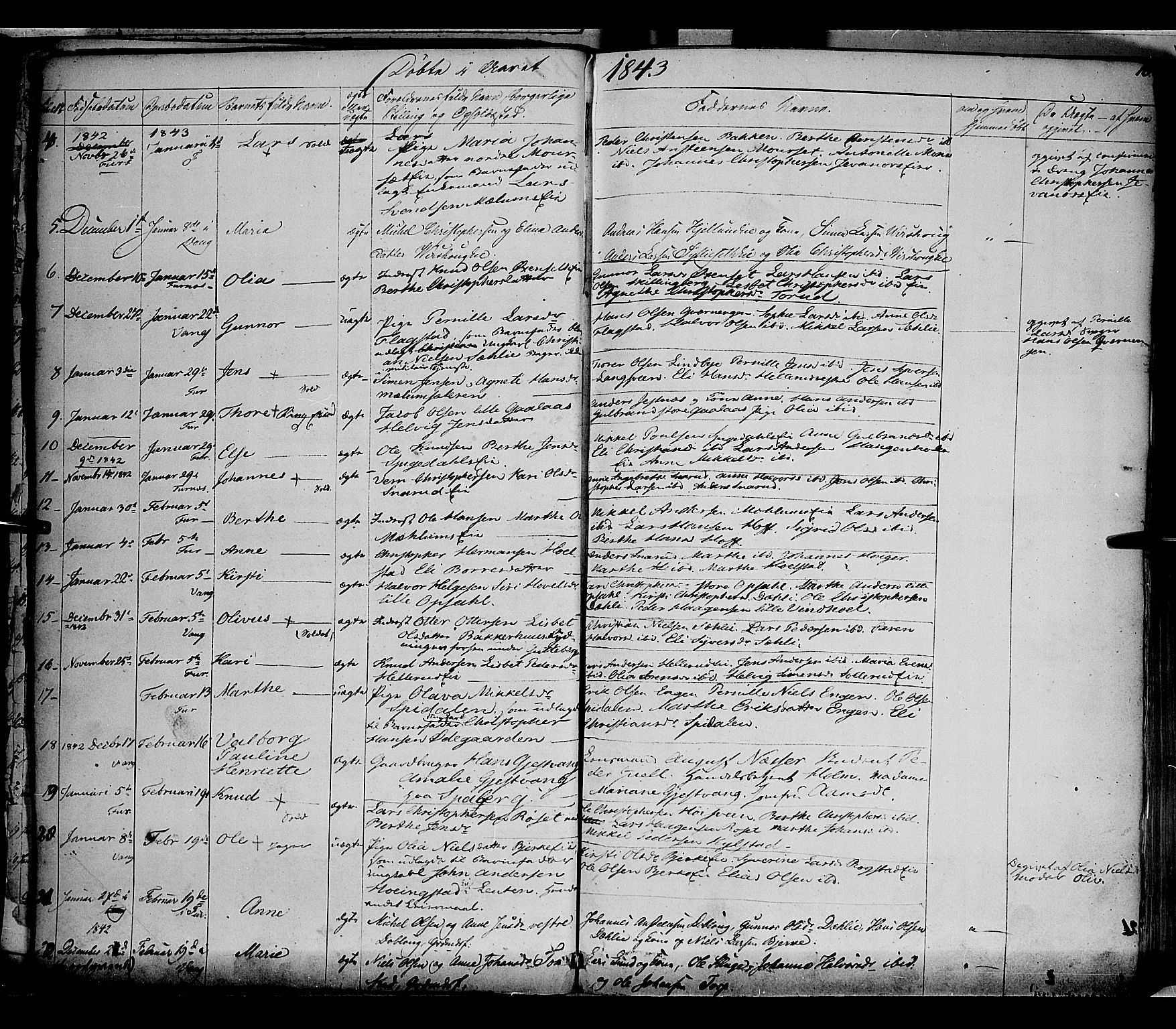 Vang prestekontor, Hedmark, AV/SAH-PREST-008/H/Ha/Haa/L0010: Parish register (official) no. 10, 1841-1855