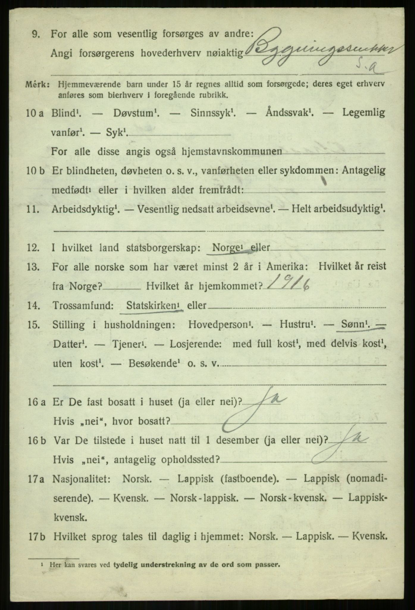 SATØ, 1920 census for Målselv, 1920, p. 2248