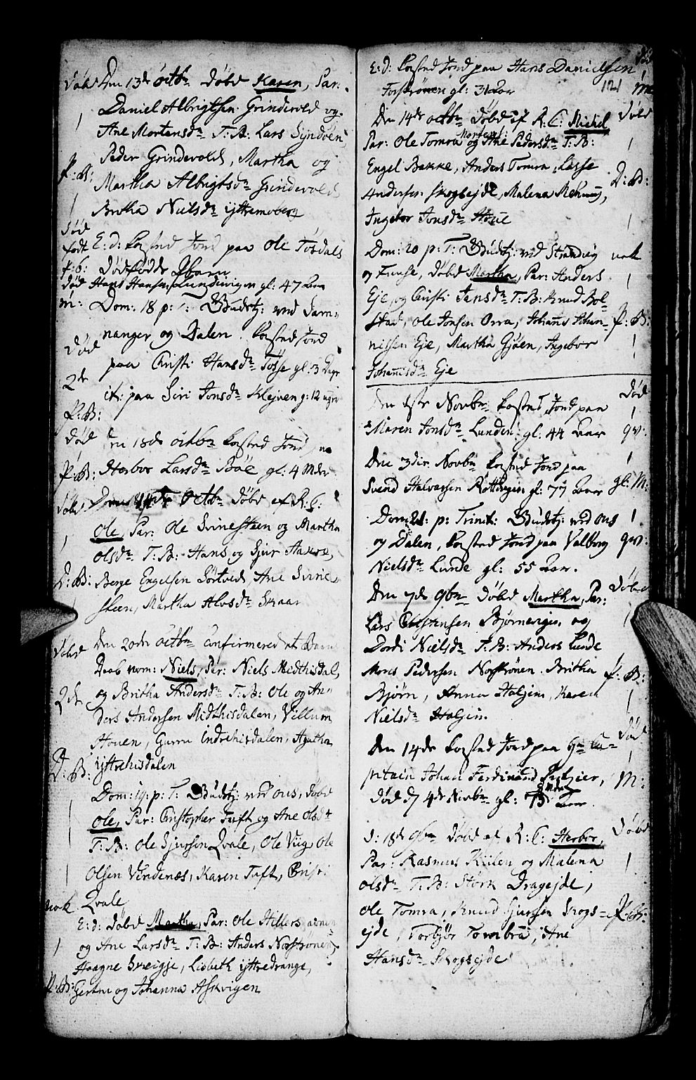 Os sokneprestembete, AV/SAB-A-99929: Parish register (official) no. A 10, 1779-1788, p. 121