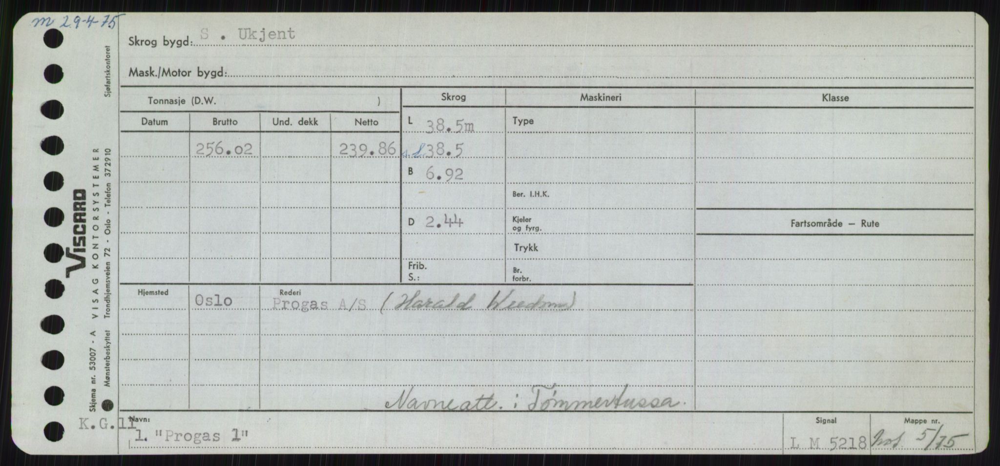 Sjøfartsdirektoratet med forløpere, Skipsmålingen, RA/S-1627/H/Hc/L0001: Lektere, A-Y, p. 351