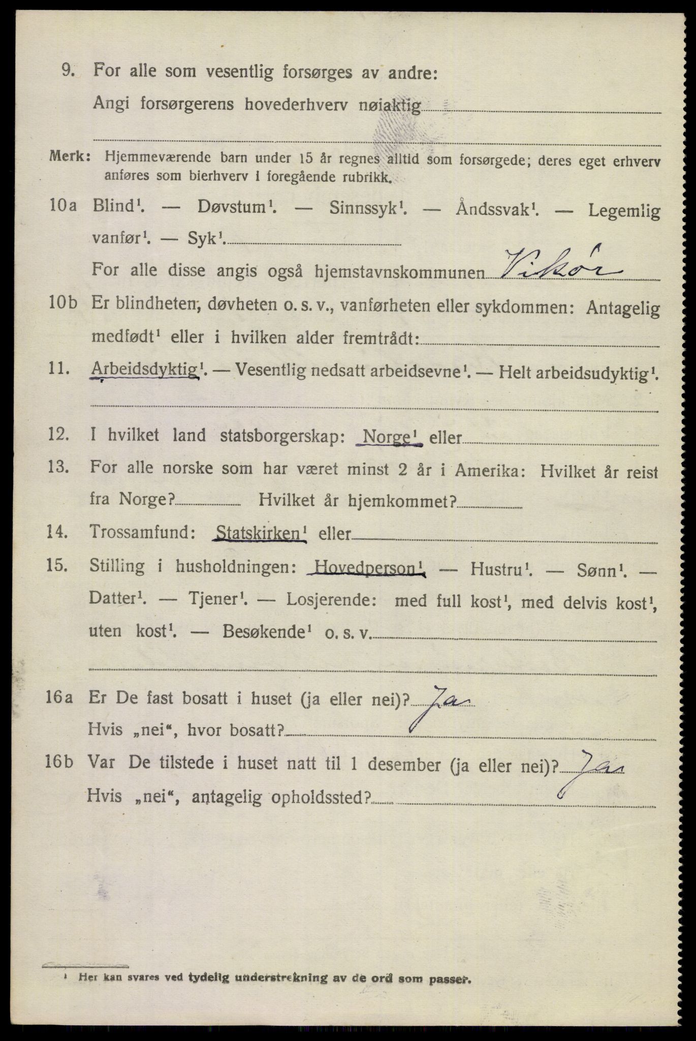 SAKO, 1920 census for Eidanger, 1920, p. 1613