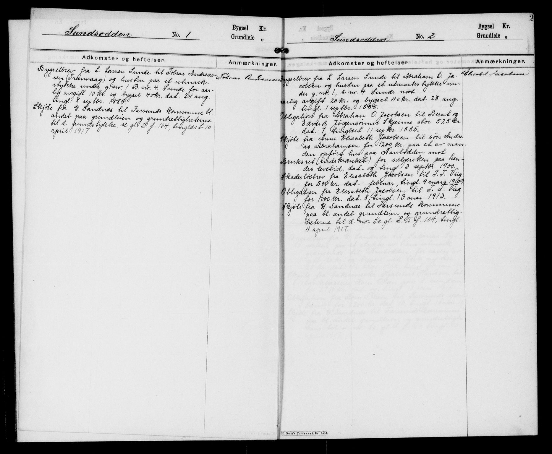 Lyngdal sorenskriveri, SAK/1221-0004/G/Ga/L0592: Mortgage register no. 24a, 1811-1918, p. 2
