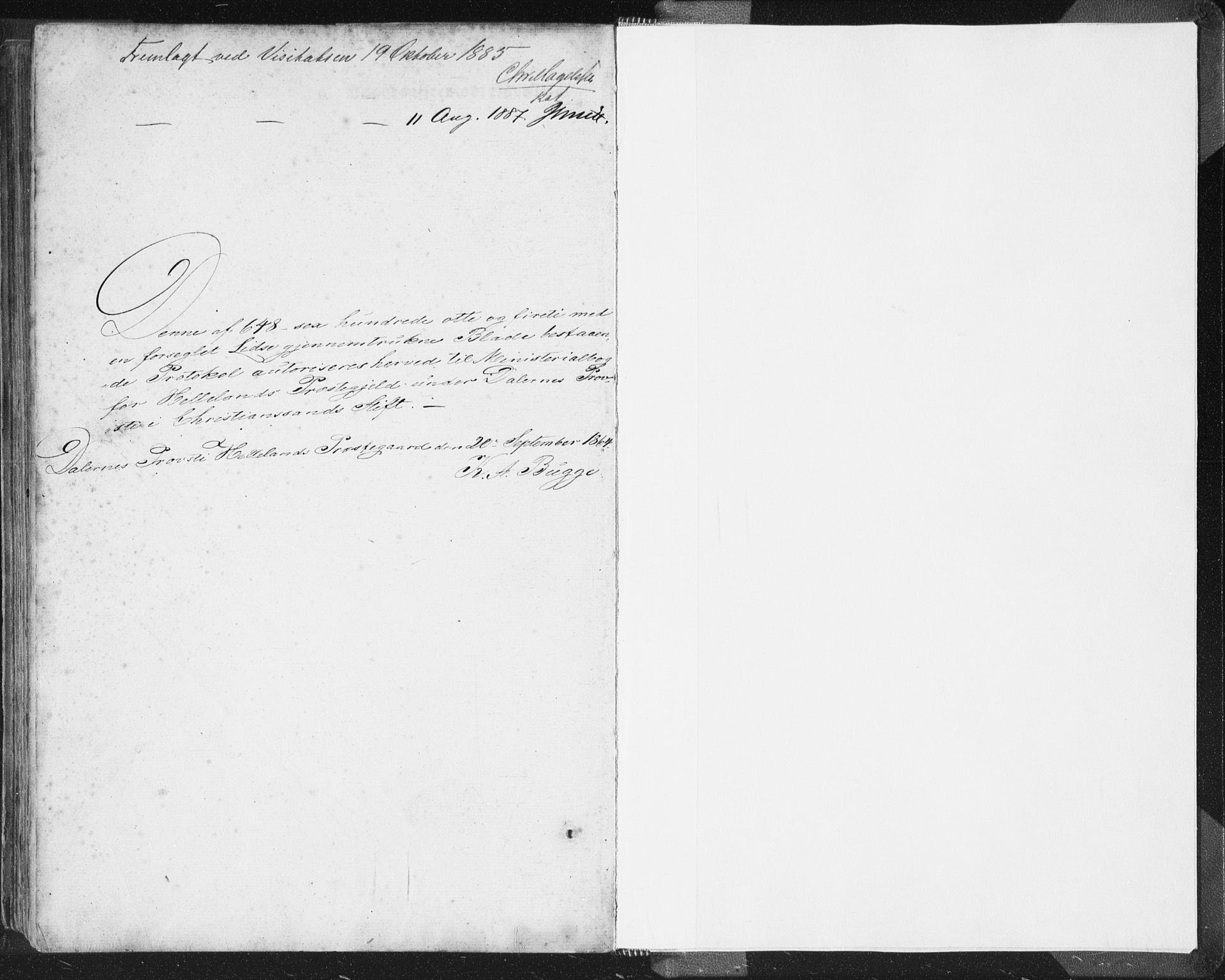 Helleland sokneprestkontor, SAST/A-101810: Parish register (official) no. A 7.2, 1863-1886