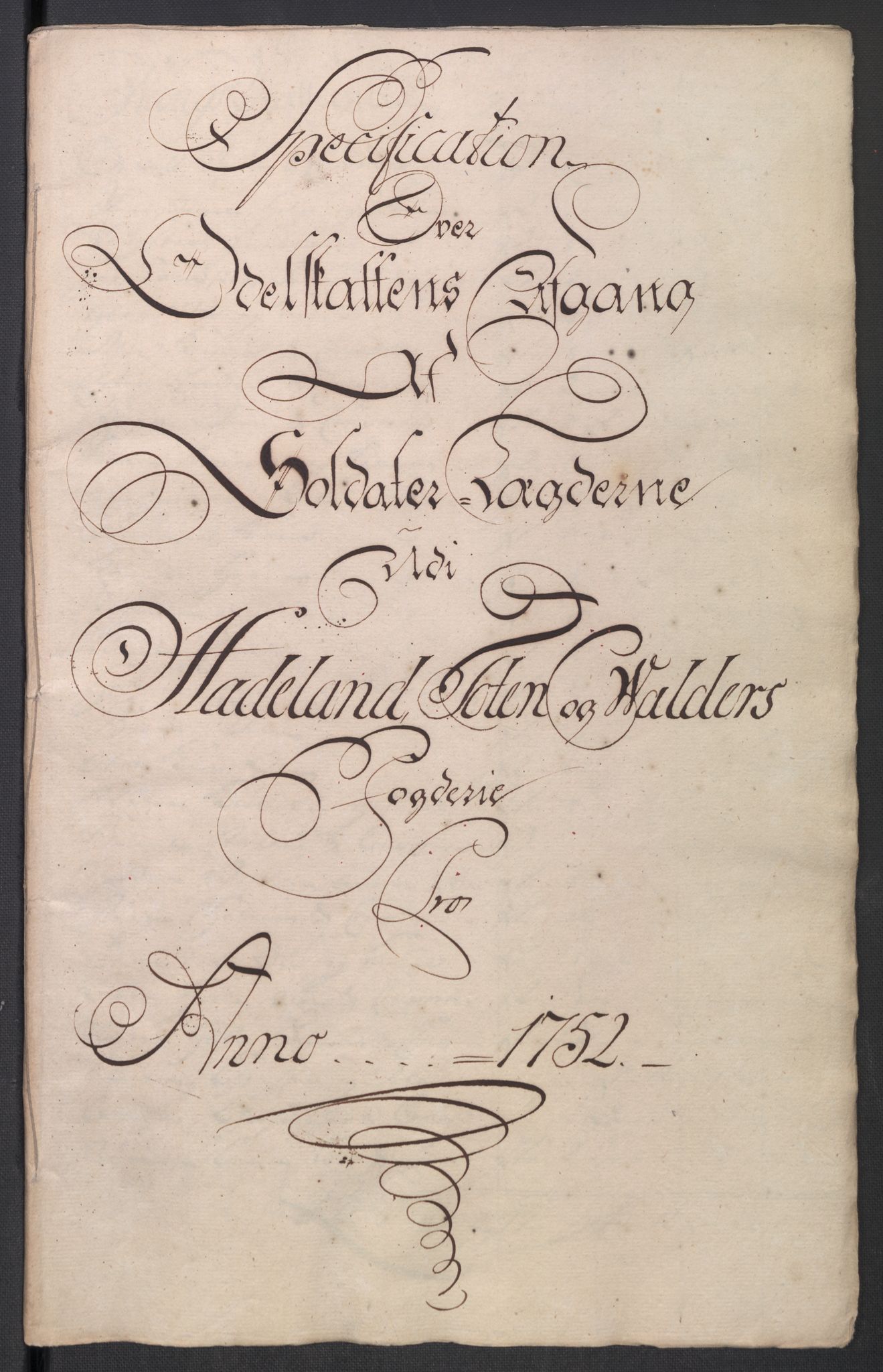Rentekammeret inntil 1814, Reviderte regnskaper, Fogderegnskap, AV/RA-EA-4092/R18/L1349: Fogderegnskap Hadeland, Toten og Valdres, 1752-1753, p. 155