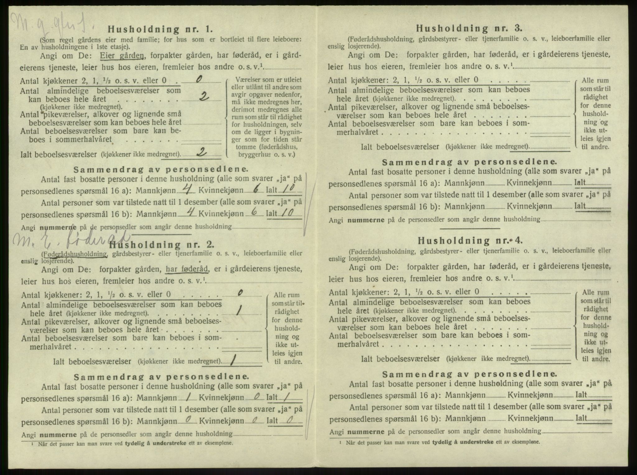 SAB, 1920 census for Gaular, 1920, p. 627