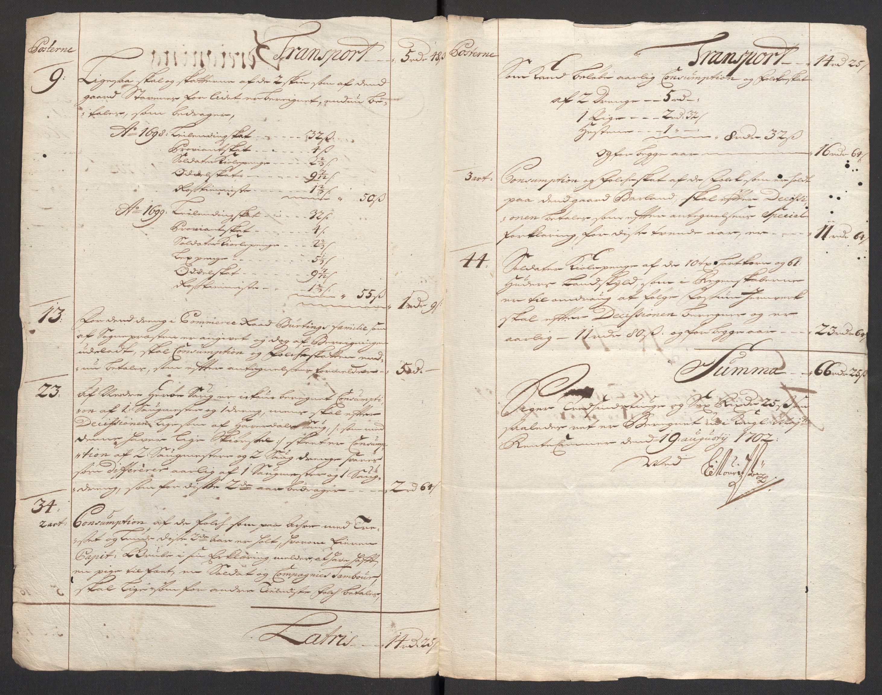 Rentekammeret inntil 1814, Reviderte regnskaper, Fogderegnskap, AV/RA-EA-4092/R36/L2107: Fogderegnskap Øvre og Nedre Telemark og Bamble, 1702, p. 265