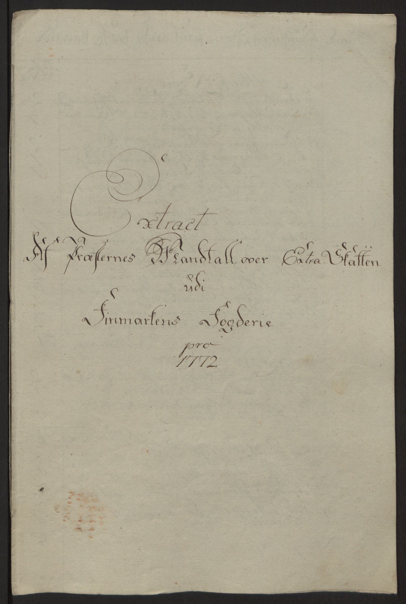 Rentekammeret inntil 1814, Reviderte regnskaper, Fogderegnskap, AV/RA-EA-4092/R69/L4910: Ekstraskatten  Finnmark/Vardøhus, 1762-1772, p. 449