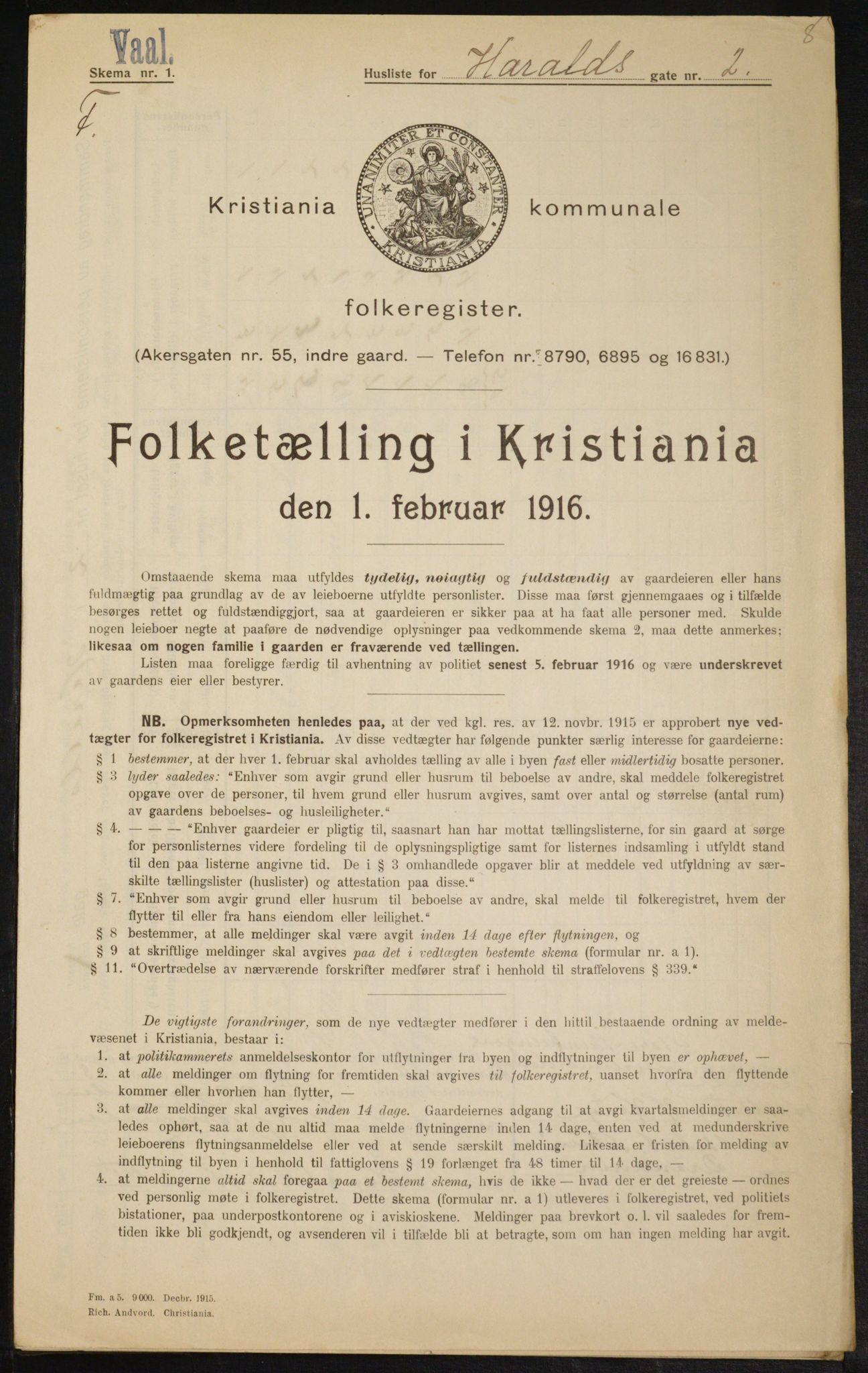 OBA, Municipal Census 1916 for Kristiania, 1916, p. 35625