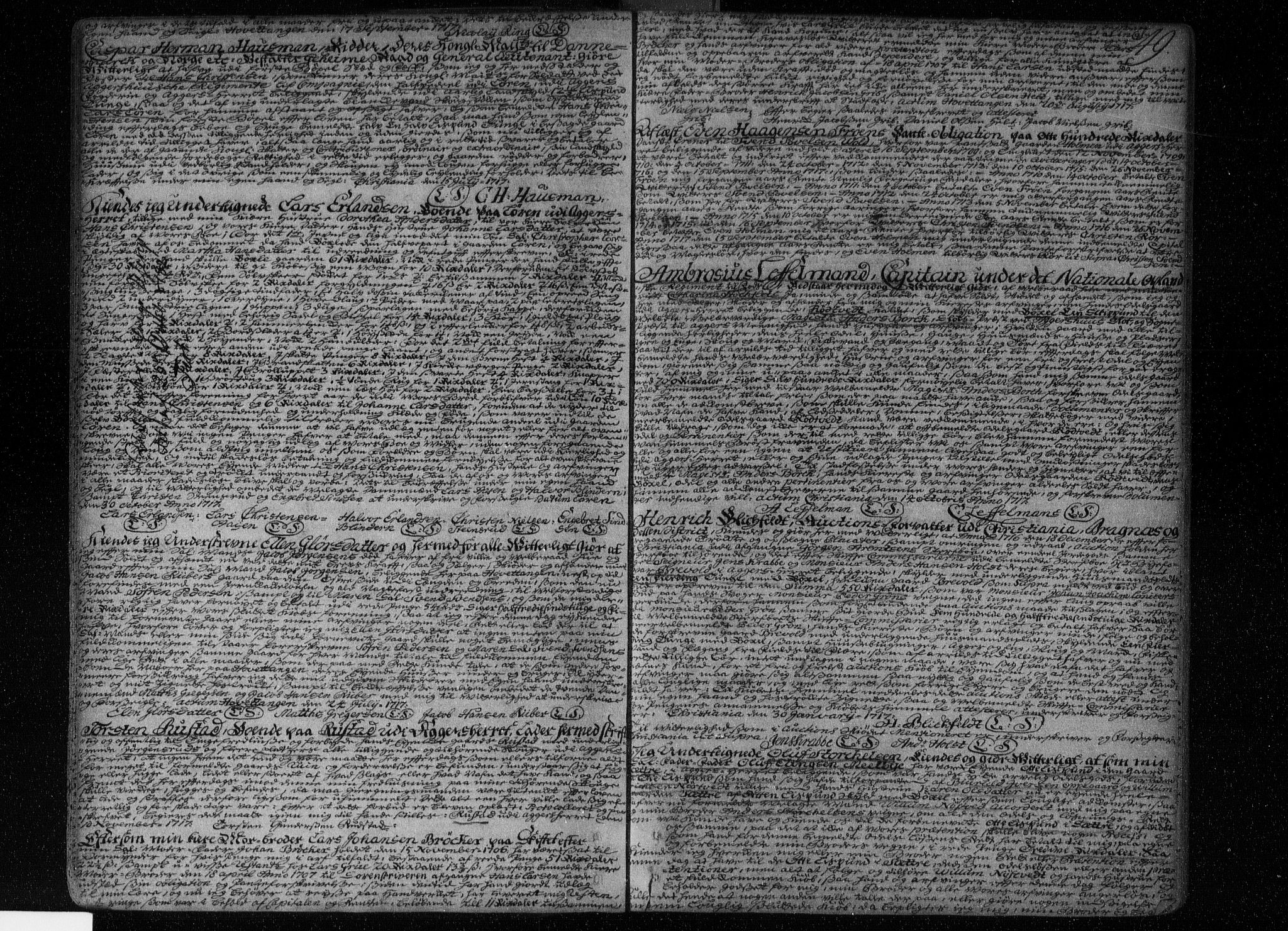 Aker sorenskriveri, AV/SAO-A-10895/G/Gb/Gba/L0001: Mortgage book no. I 1, 1710-1740, p. 49
