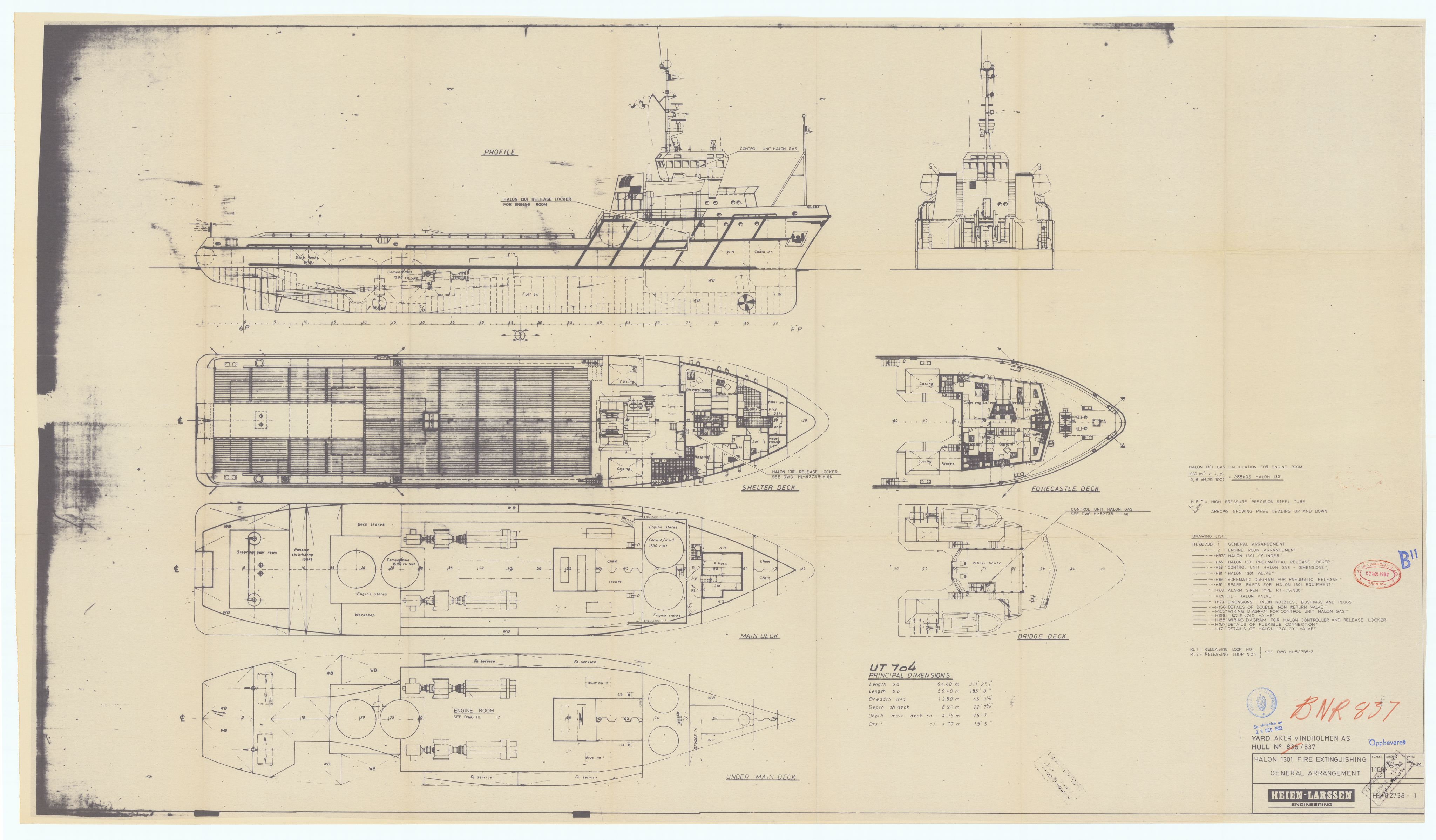 Sjøfartsdirektoratet med forløpere, skipsmapper slettede skip, AV/RA-S-4998/F/Fj/L2860/0001: Sletta mapper 1973-2003 Hovedliste / 19154, BALDER AARSETH (mappe 1/4-2/4), LMER, 1980-1984, p. 325