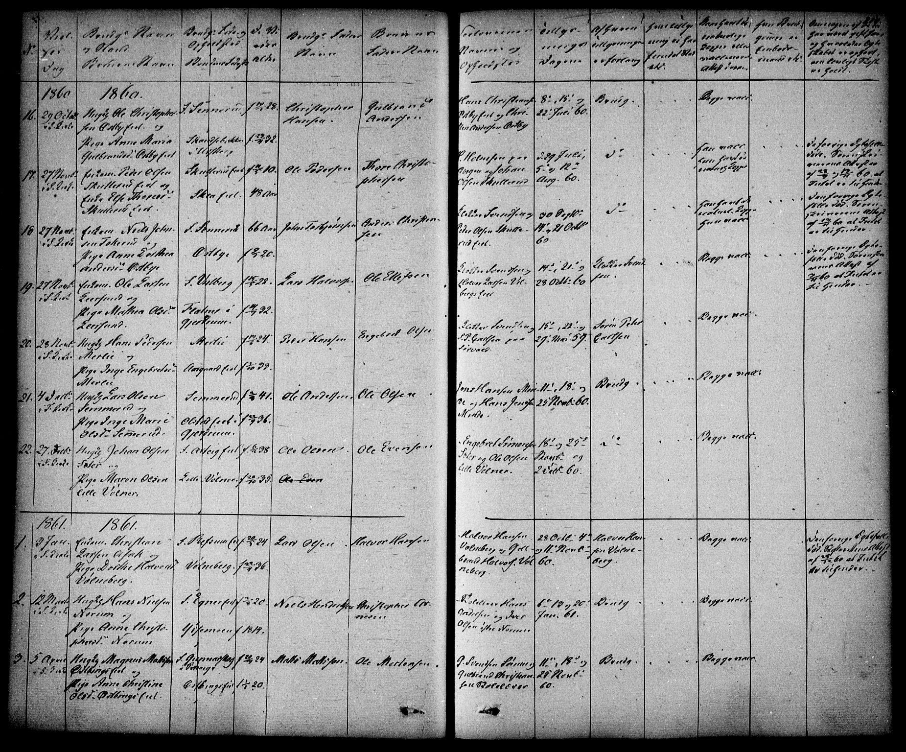 Sørum prestekontor Kirkebøker, SAO/A-10303/F/Fa/L0005: Parish register (official) no. I 5, 1846-1863, p. 215