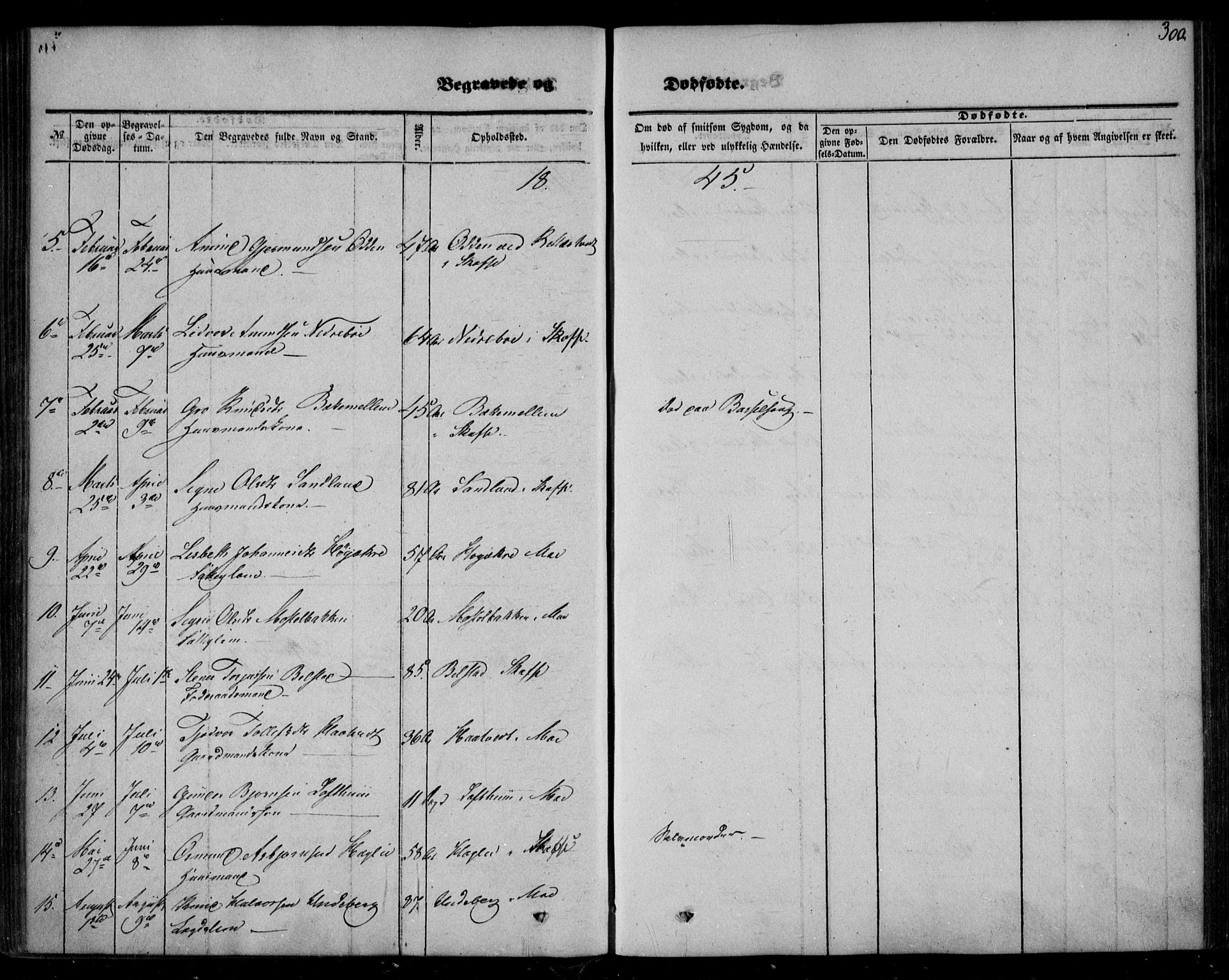 Mo kirkebøker, SAKO/A-286/F/Fa/L0005: Parish register (official) no. I 5, 1844-1864, p. 300