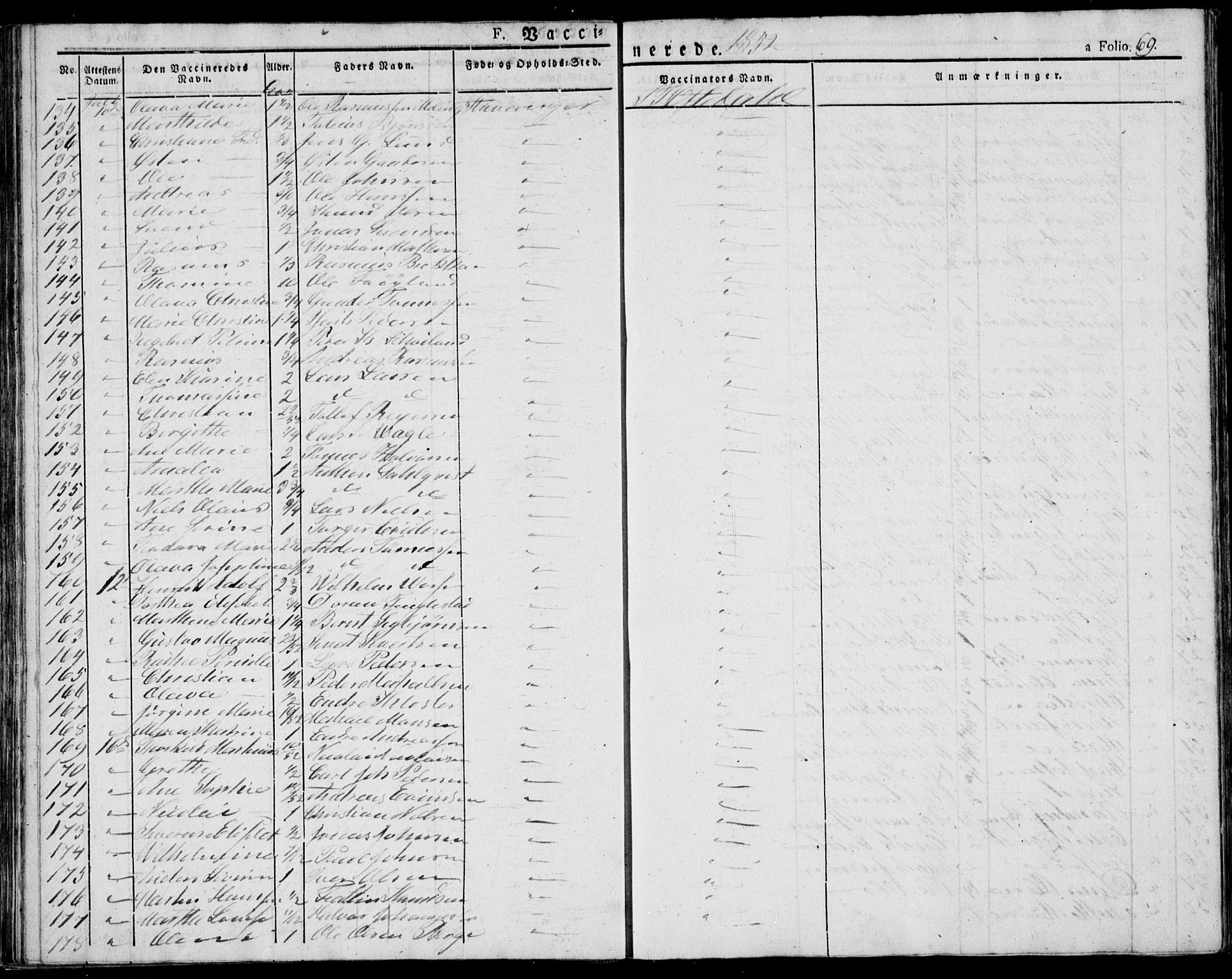 Domkirken sokneprestkontor, AV/SAST-A-101812/001/30/30BA/L0010: Parish register (official) no. A 10, 1821-1859, p. 69