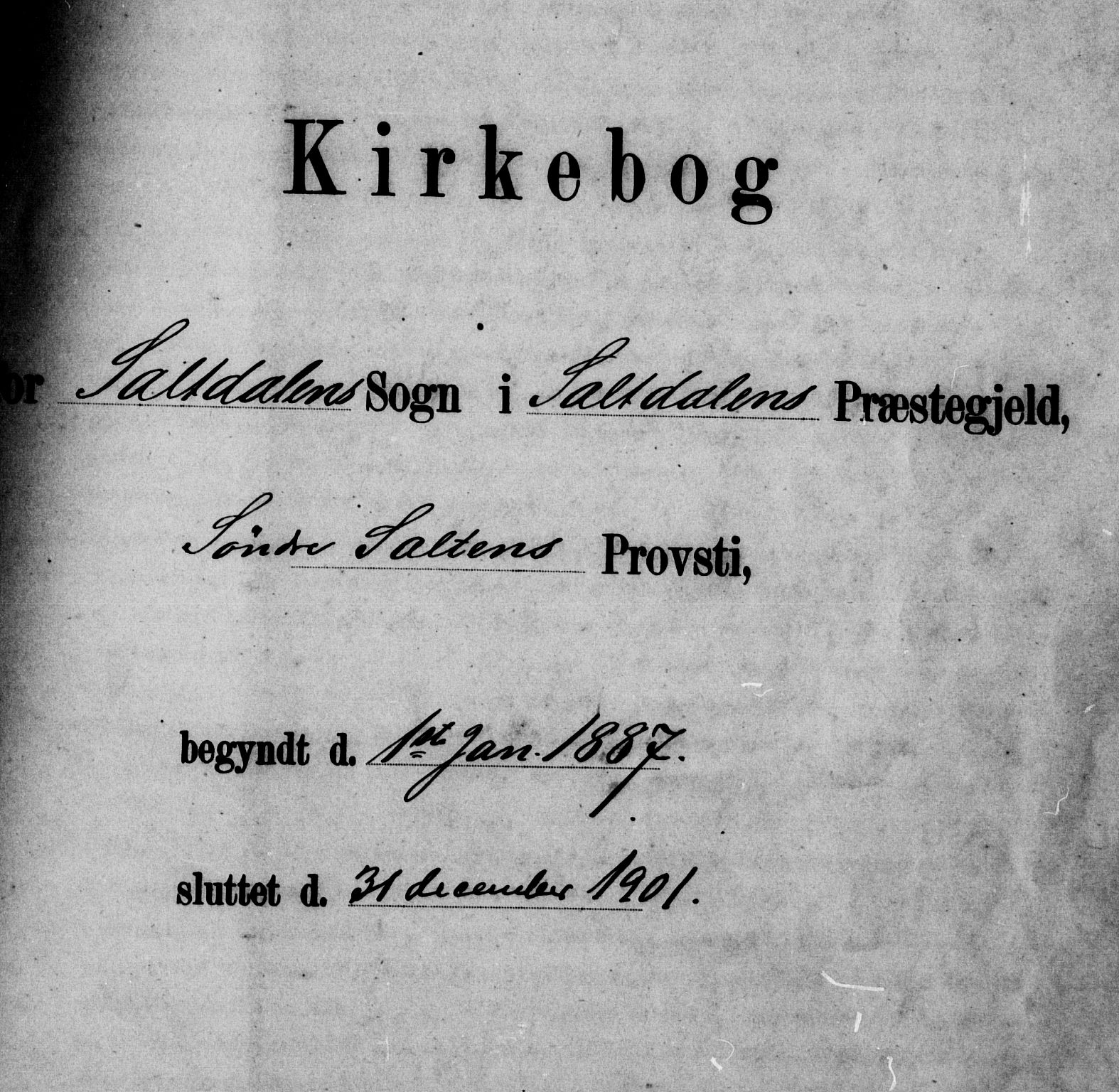 Ministerialprotokoller, klokkerbøker og fødselsregistre - Nordland, SAT/A-1459/847/L0669: Parish register (official) no. 847A09, 1887-1901