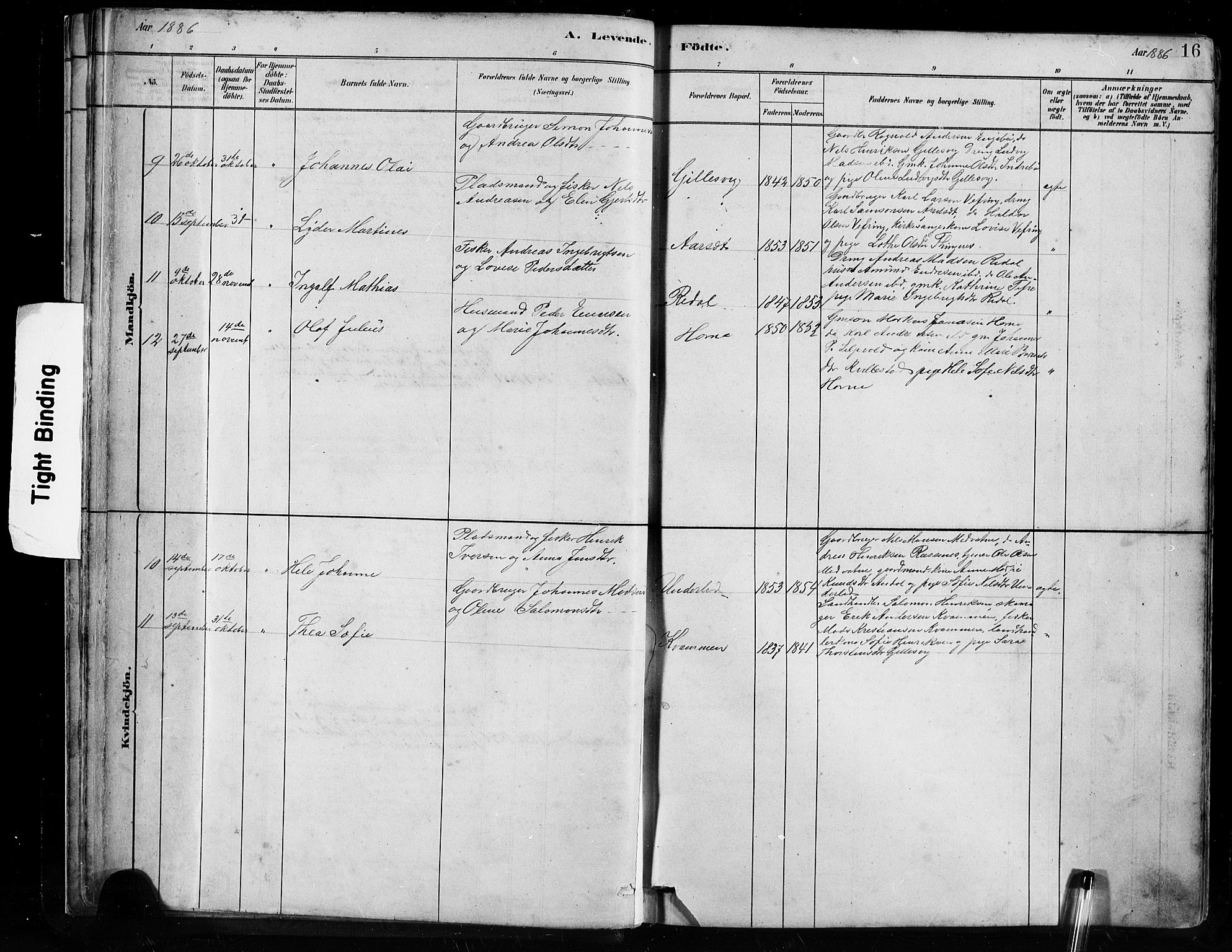 Førde sokneprestembete, AV/SAB-A-79901/H/Hab/Habe/L0001: Parish register (copy) no. E 1, 1881-1920, p. 16