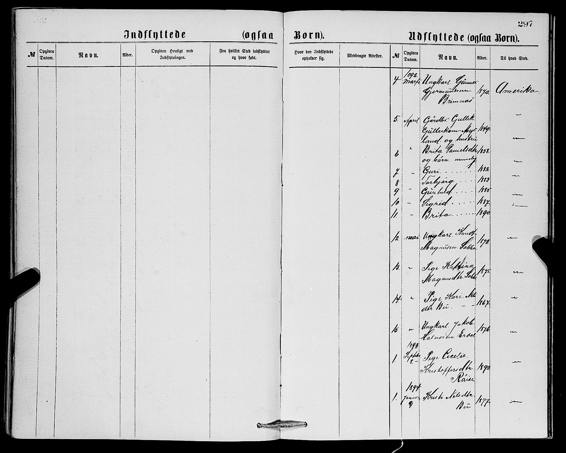Ullensvang sokneprestembete, SAB/A-78701/H/Hab: Parish register (copy) no. C 2, 1871-1899, p. 297
