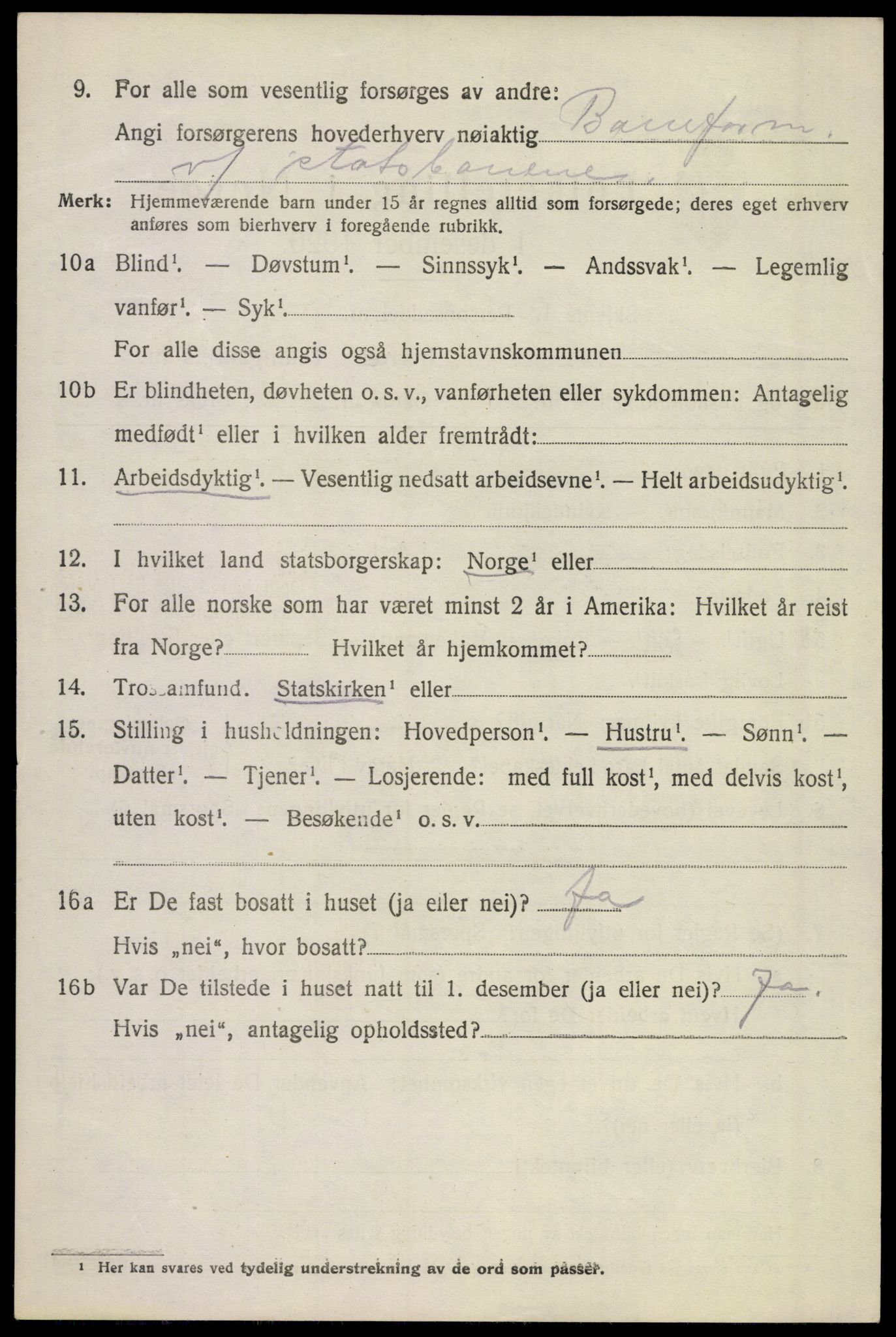 SAKO, 1920 census for Sem, 1920, p. 2782