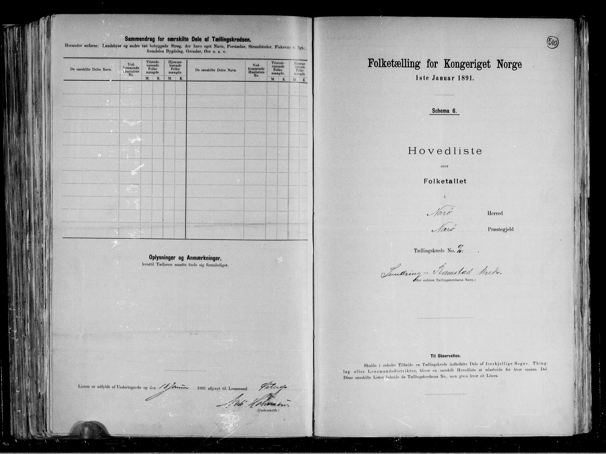 RA, 1891 census for 1751 Nærøy, 1891, p. 6