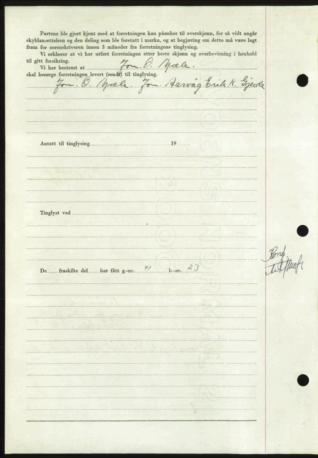 Nordmøre sorenskriveri, AV/SAT-A-4132/1/2/2Ca: Mortgage book no. A115, 1950-1950, Diary no: : 2433/1950